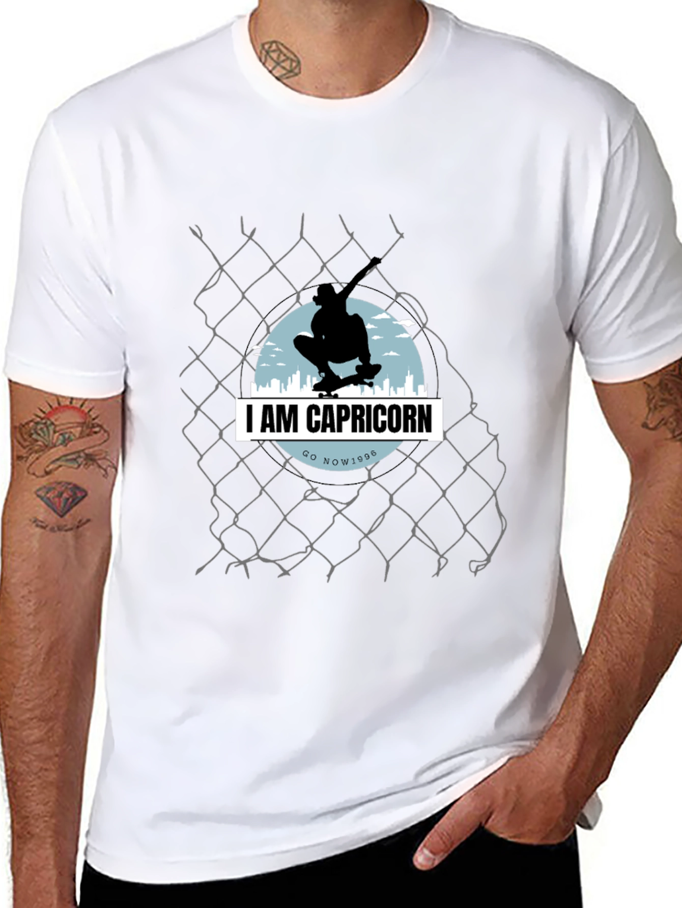 Capricorn Skater Graphic Tee