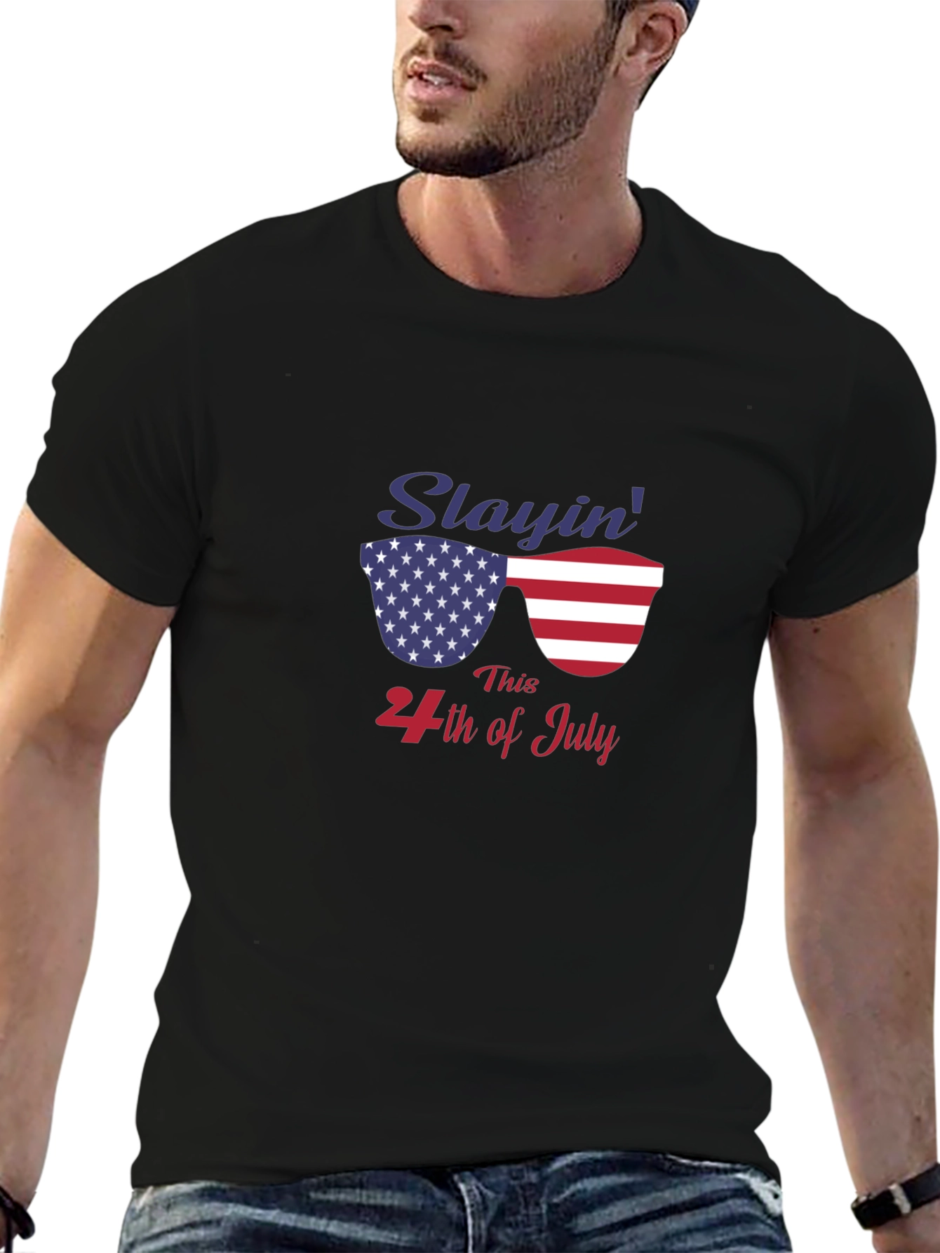 Slayin 4th of July T-Shirt Patriotic Tee