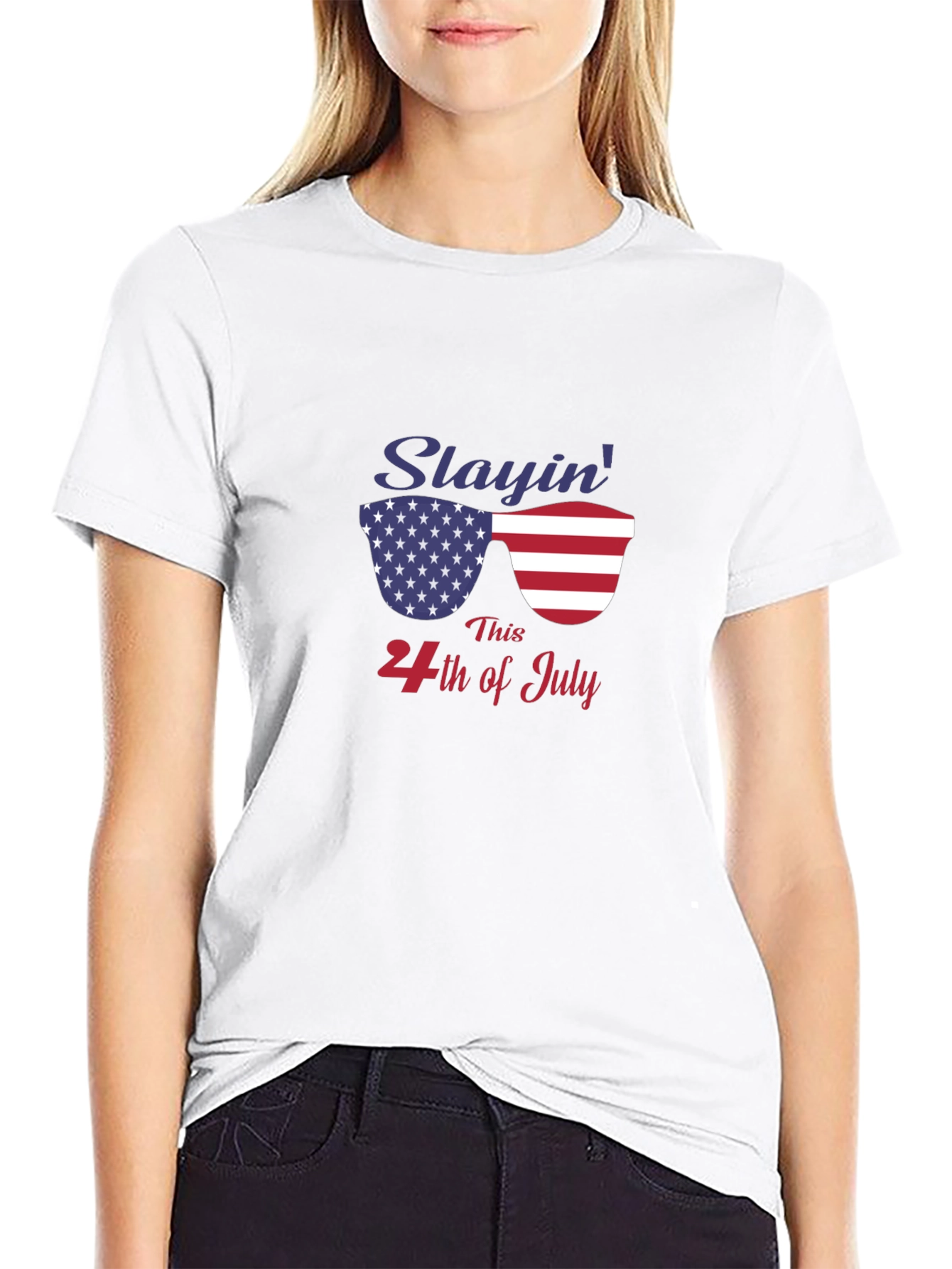 Slayin 4th of July T-Shirt Patriotic Tee