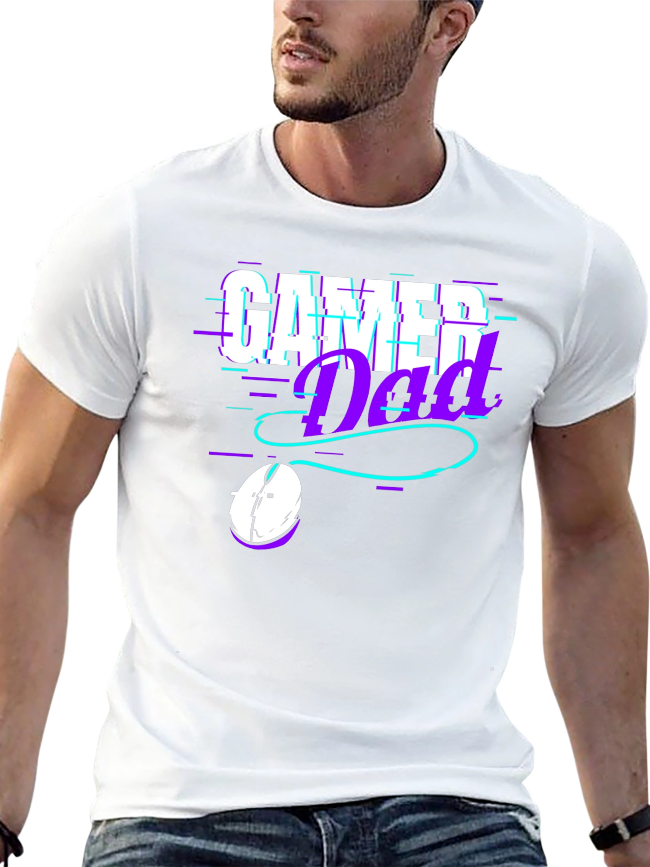 Gamer Dad Black T-Shirt