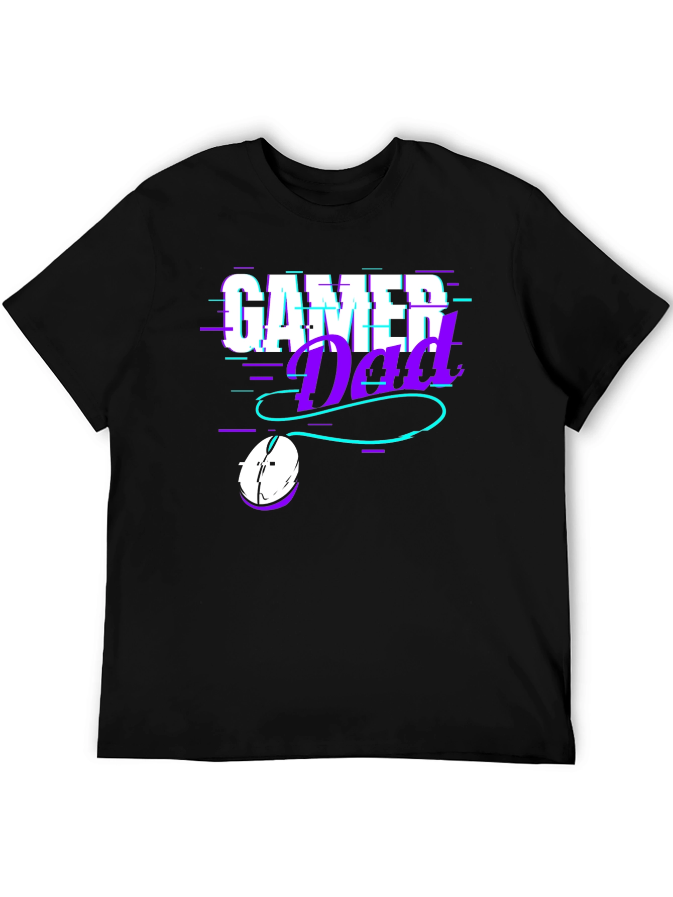 Gamer Dad Black T-Shirt