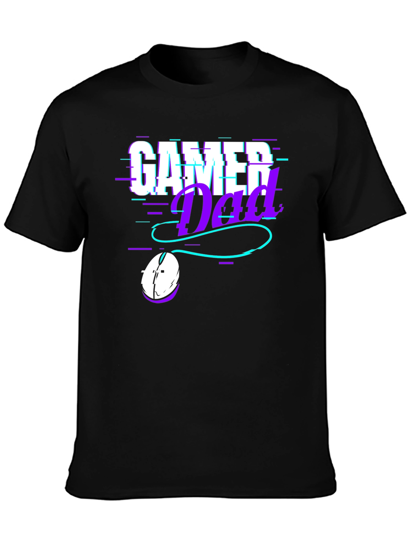 Gamer Dad Black T-Shirt