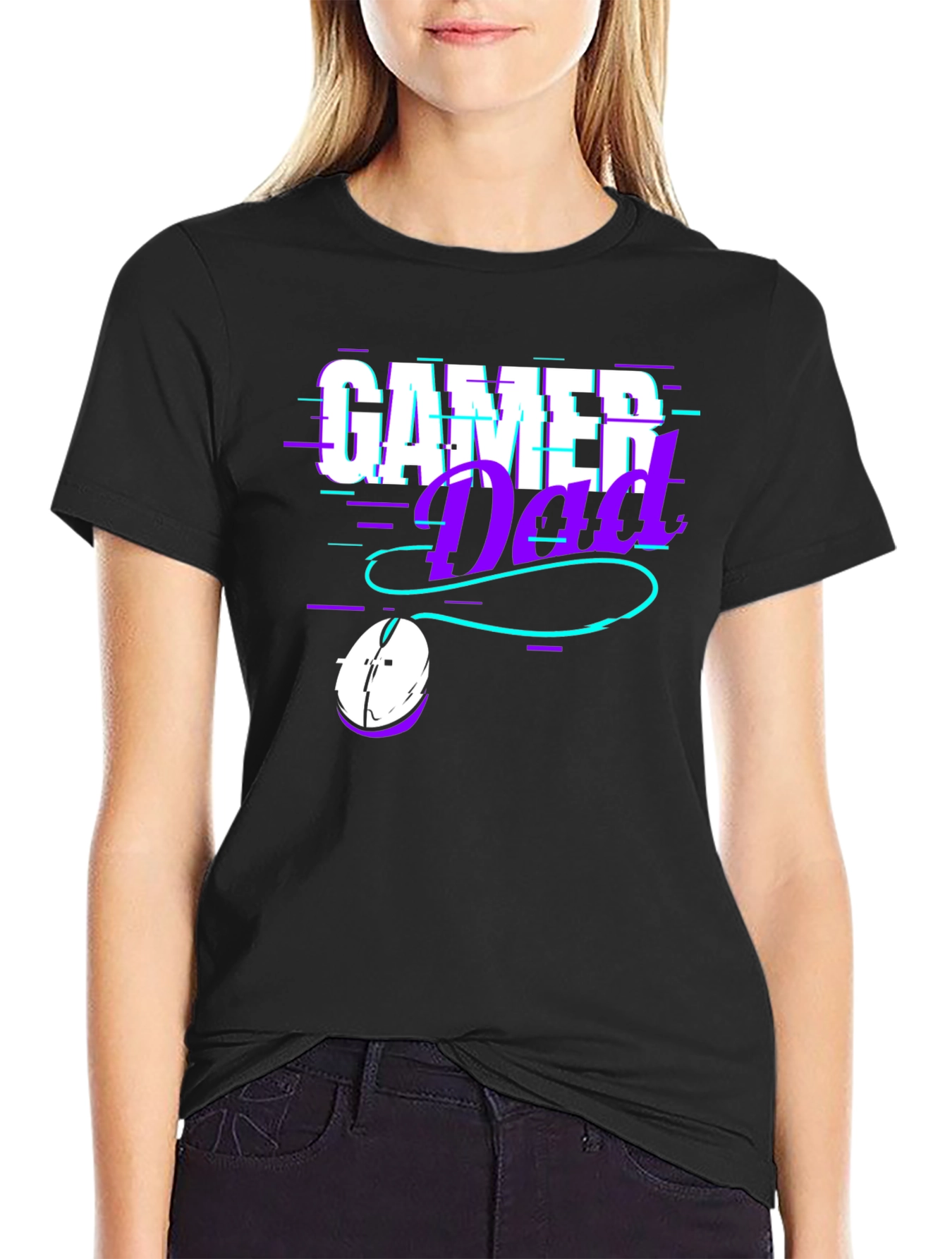 Gamer Dad Black T-Shirt