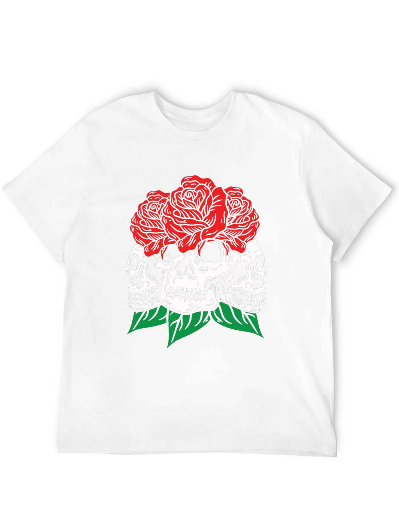 Skull & Roses Graphic T-Shirt