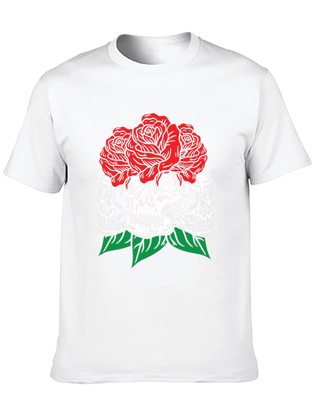 Skull & Roses Graphic T-Shirt