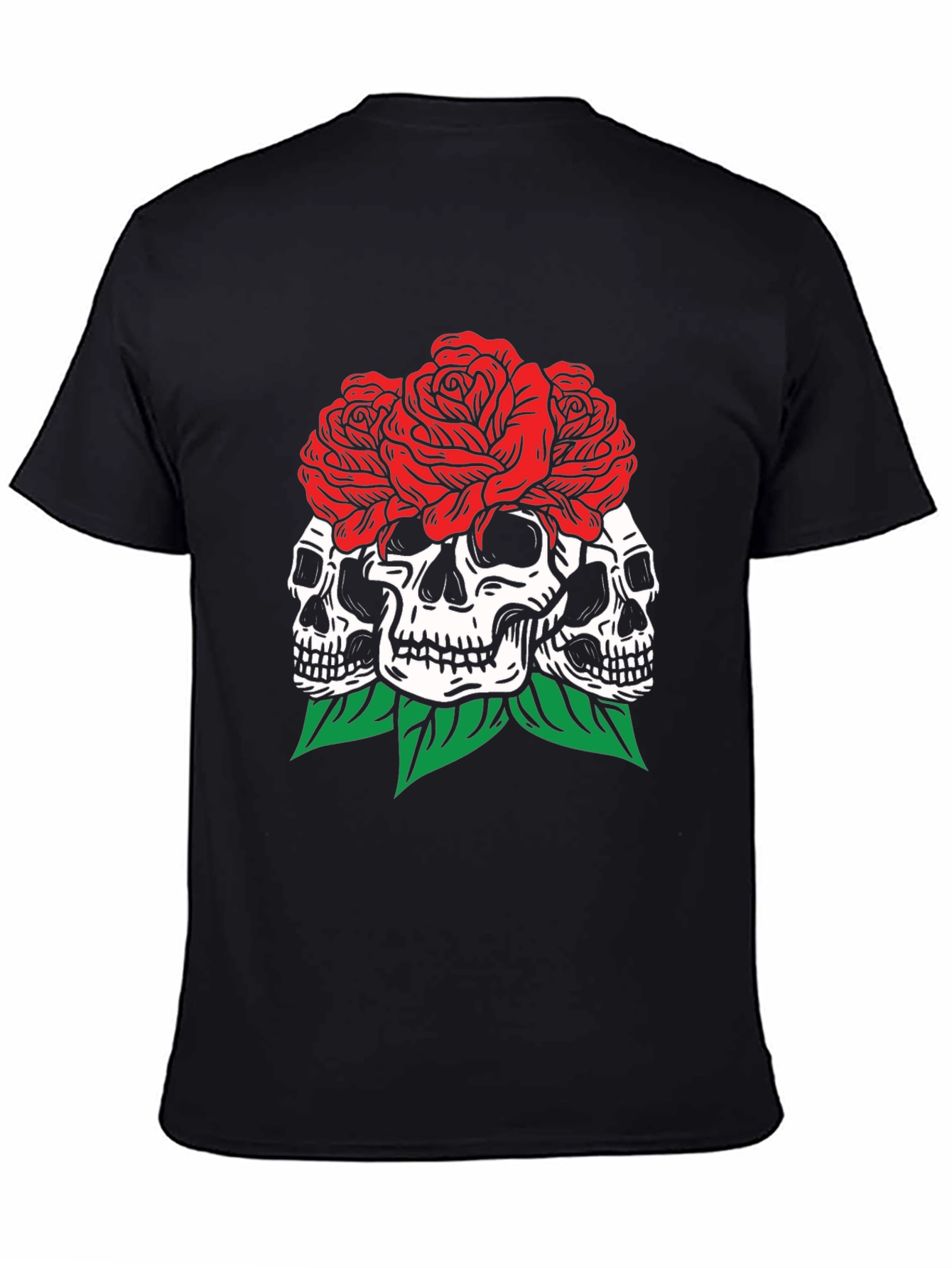 Skull & Roses Graphic T-Shirt