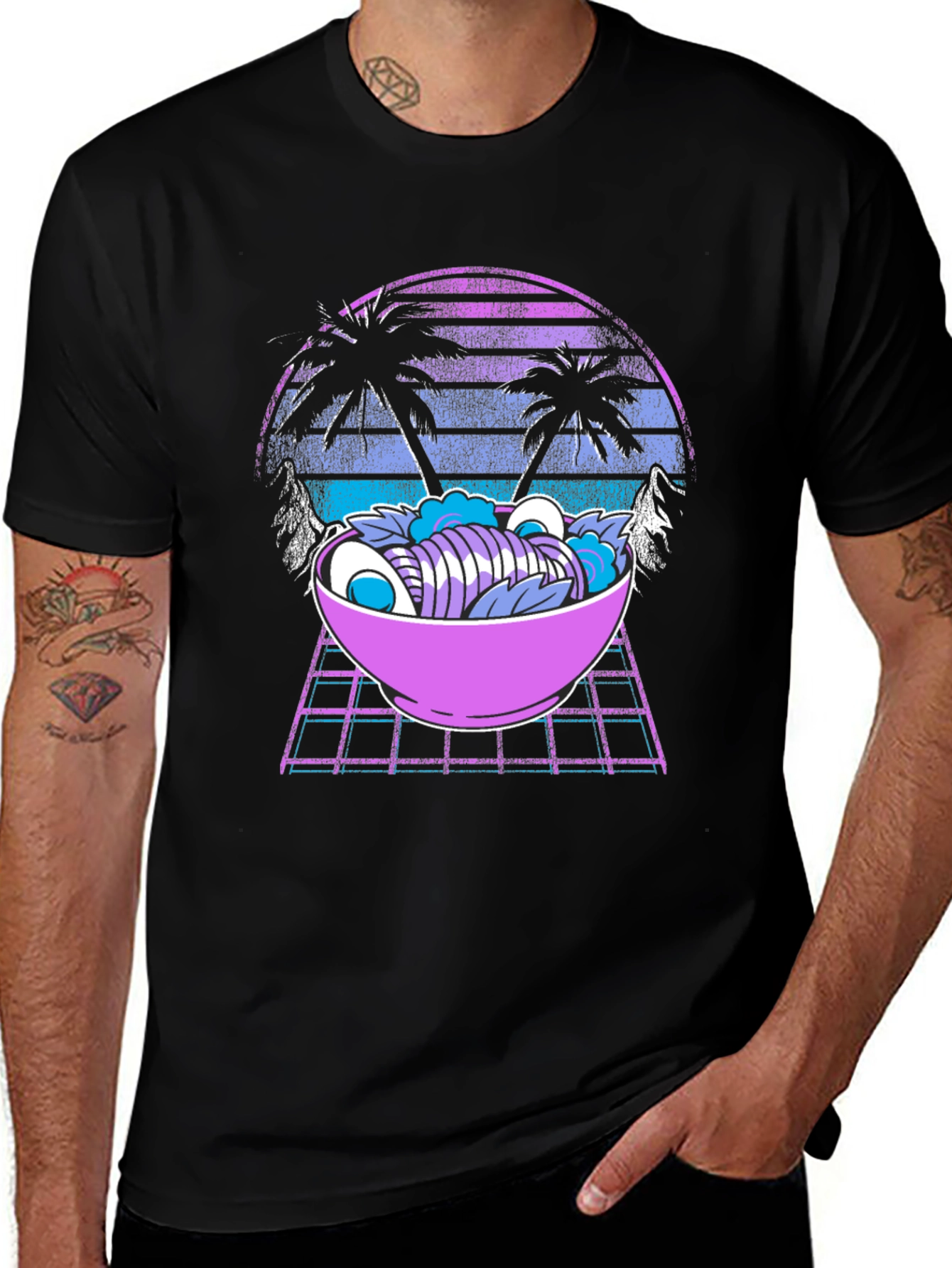 Synthwave Ramen T-Shirt