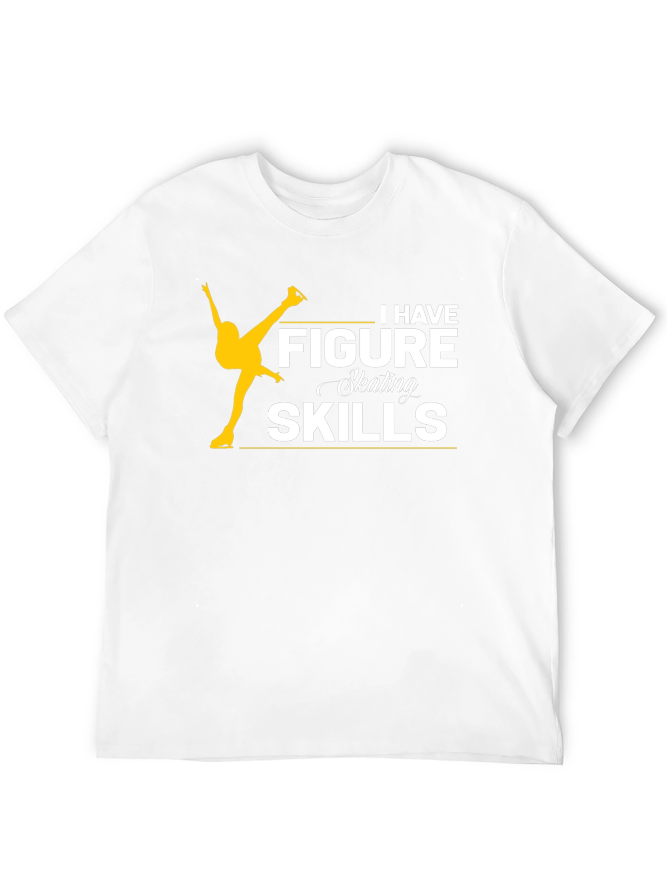 Figure Skating Skills Black T-Shirt