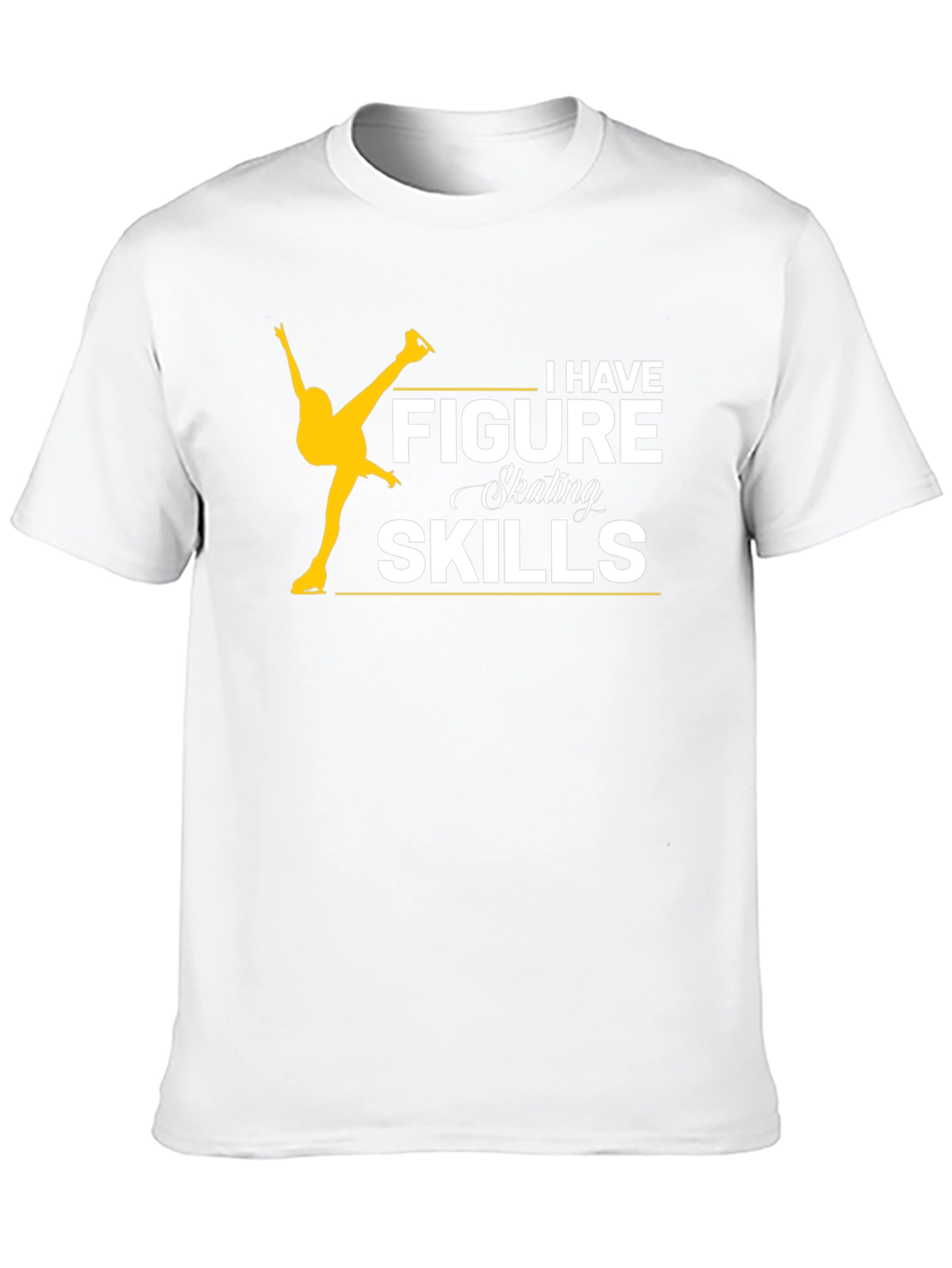Figure Skating Skills Black T-Shirt