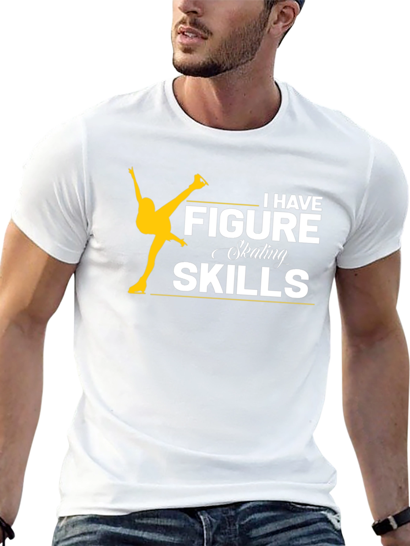 Figure Skating Skills Black T-Shirt