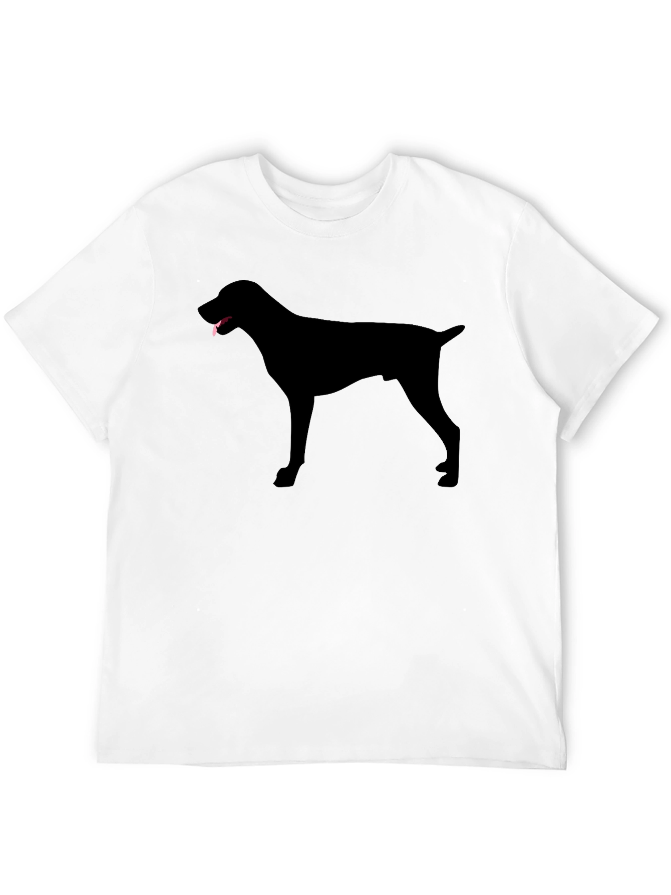 Black Dog Silhouette Graphic Tee