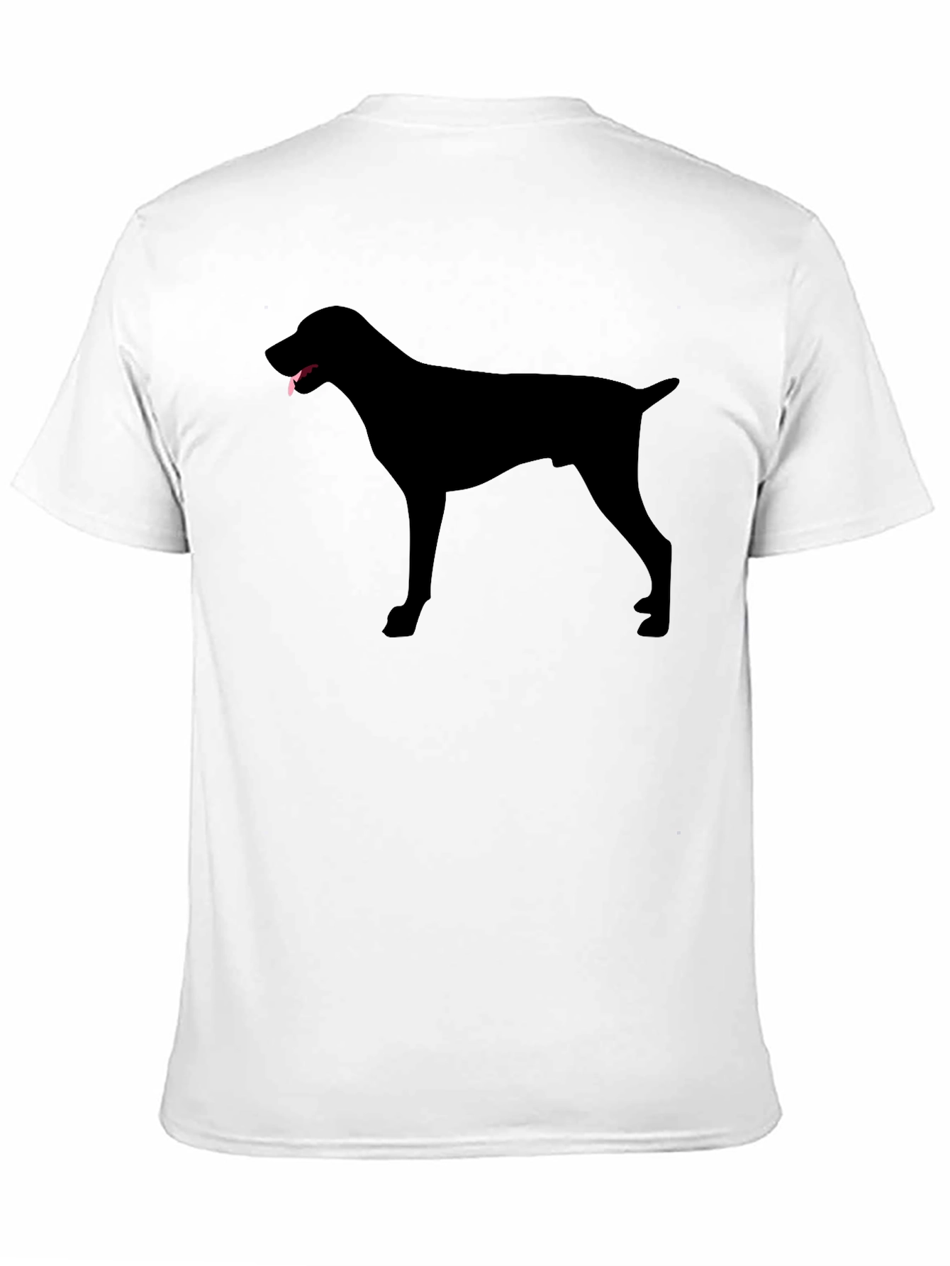 Black Dog Silhouette Graphic Tee