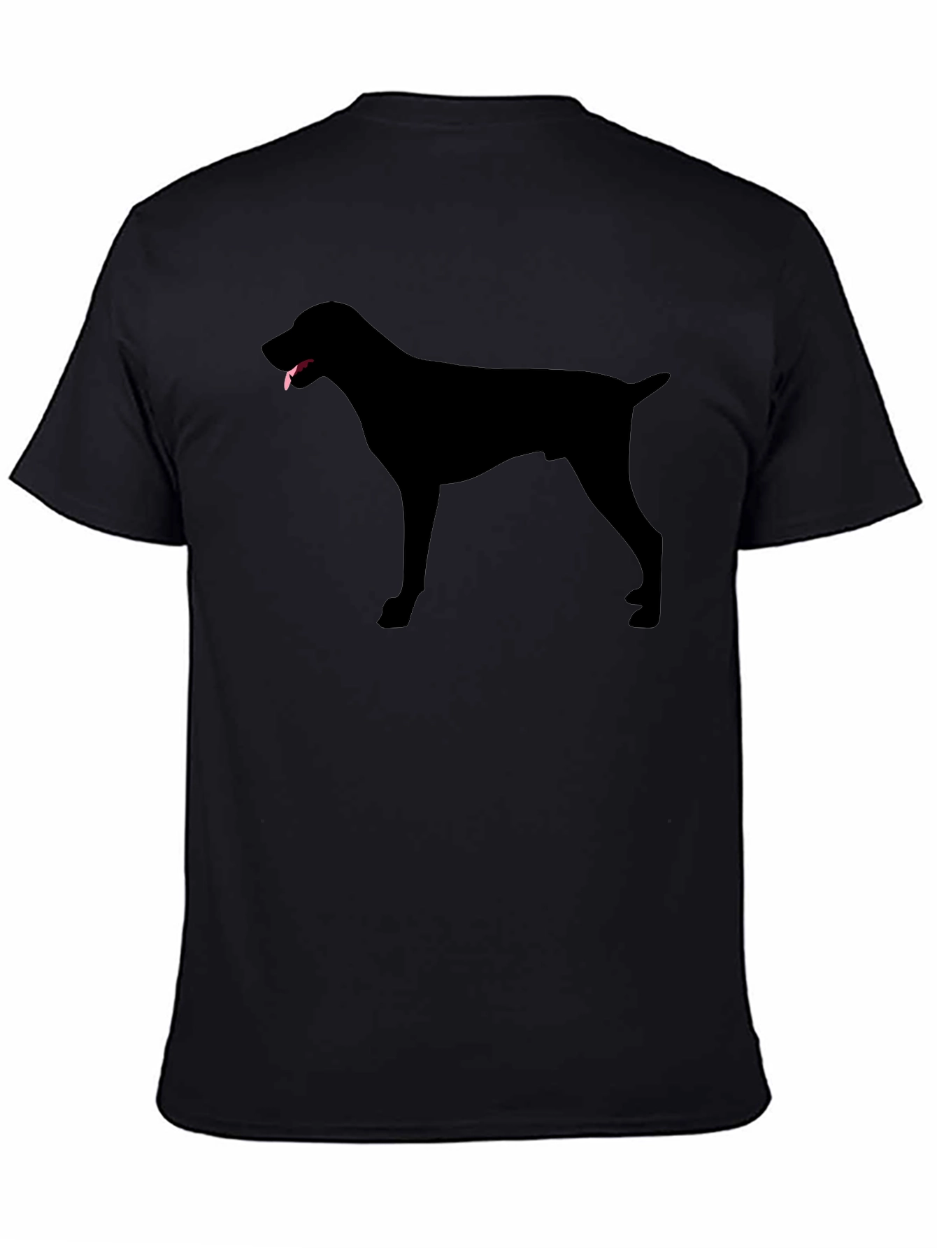 Black Dog Silhouette Graphic Tee