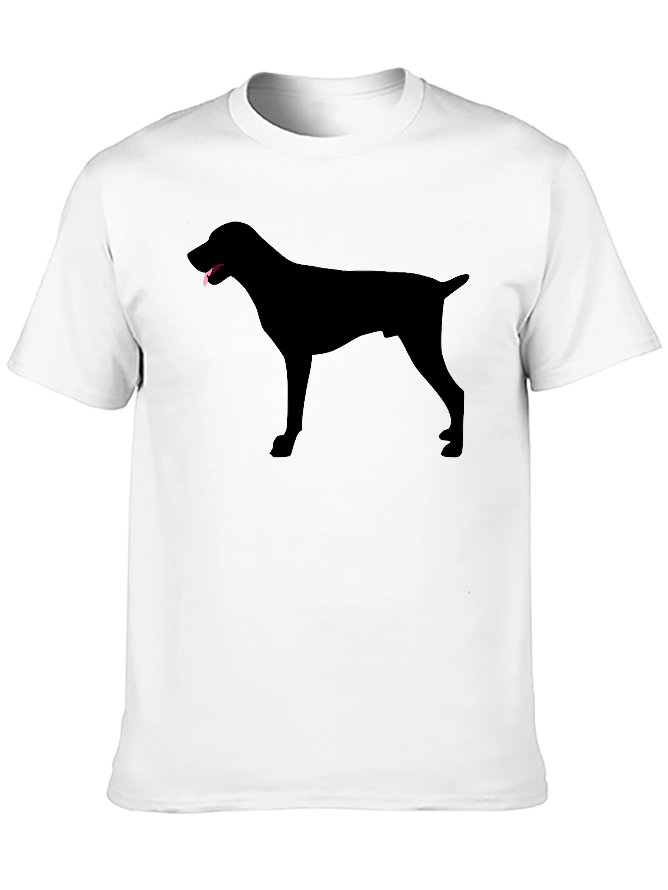 Black Dog Silhouette Graphic Tee