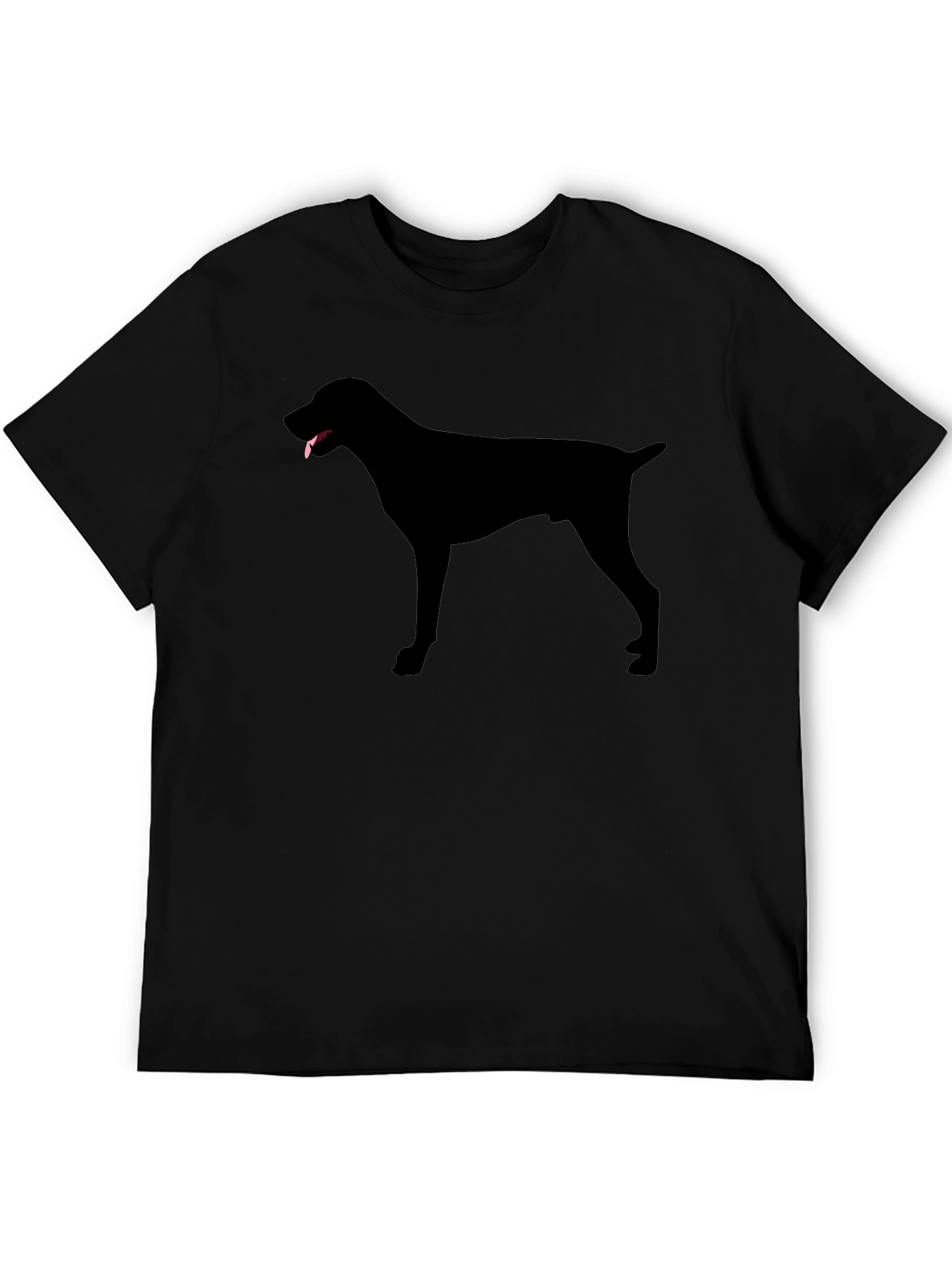 Black Dog Silhouette Graphic Tee