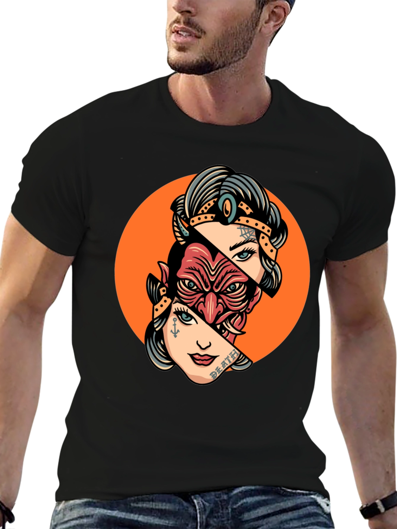 Retro Devil & Dame Graphic Tee