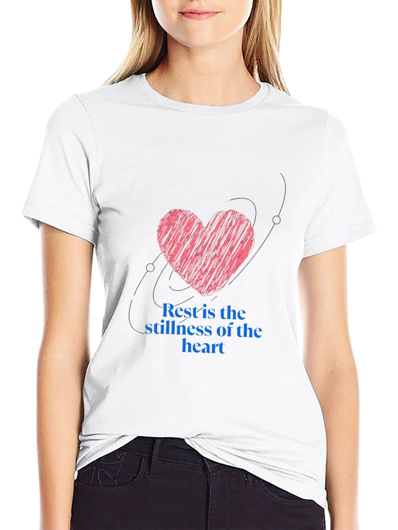 Heart Stillness Graphic T-Shirt
