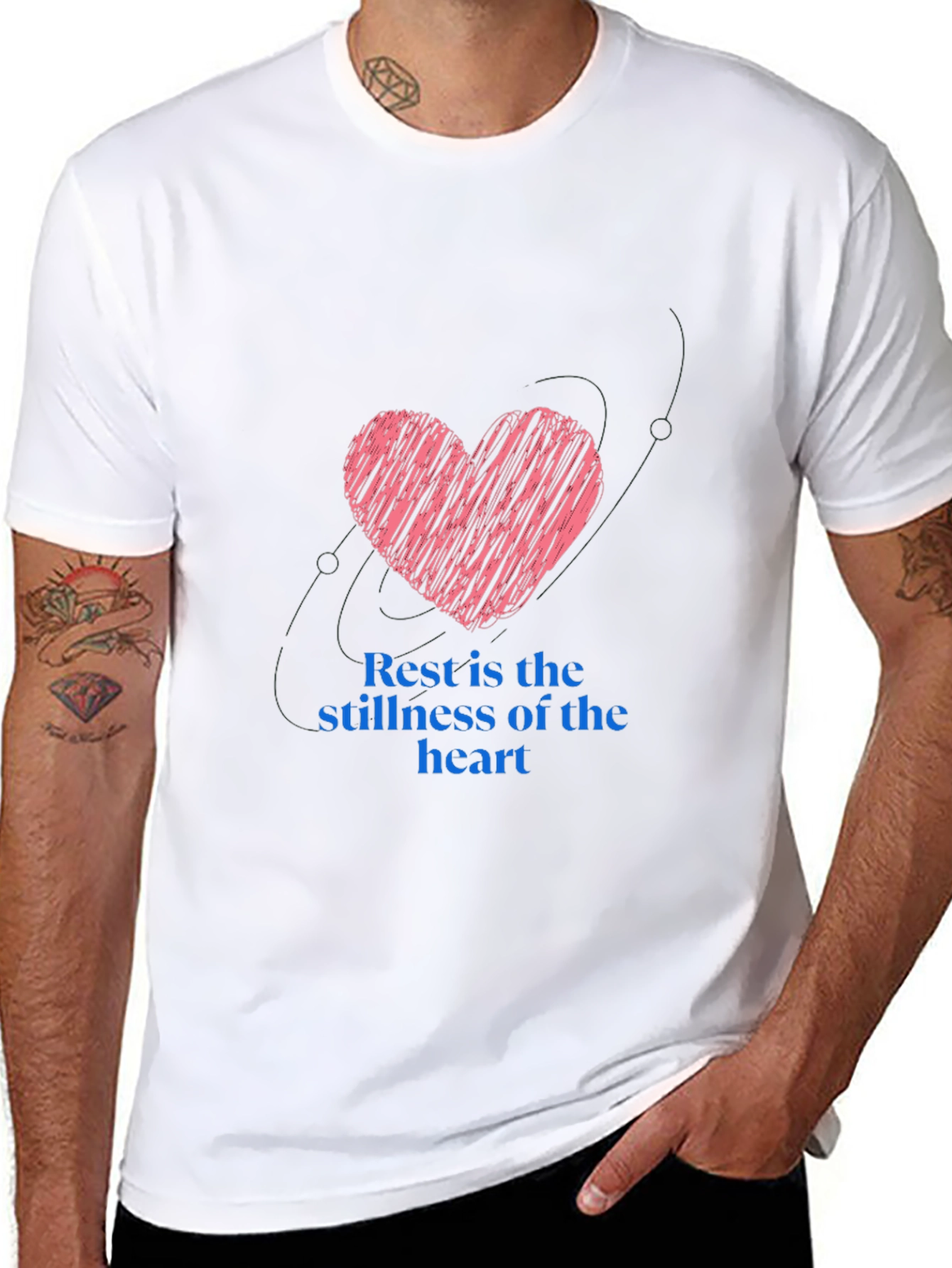 Heart Stillness Graphic T-Shirt