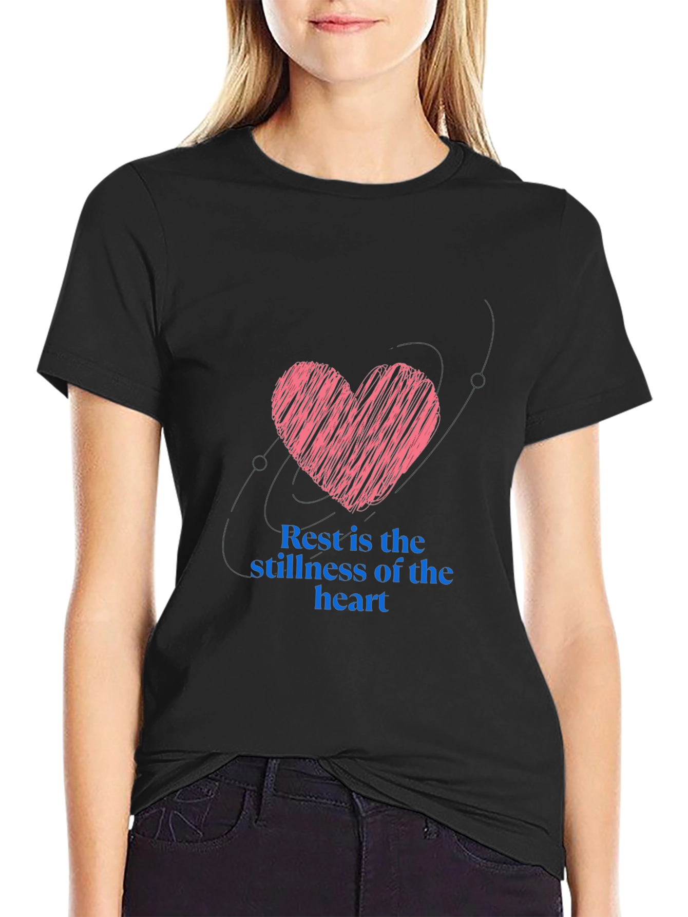 Heart Stillness Graphic T-Shirt