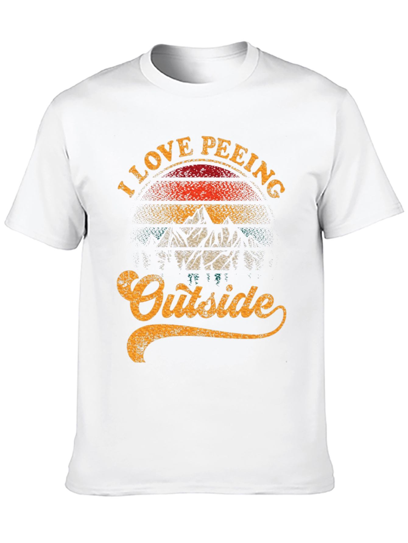 I Love Peeing Outside Funny T-Shirt