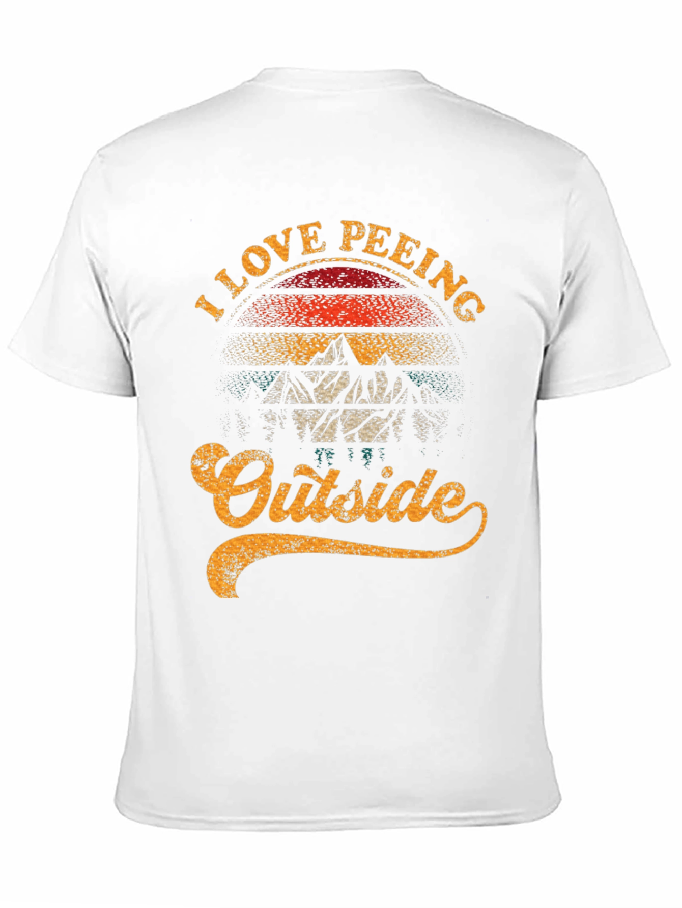 I Love Peeing Outside Funny T-Shirt