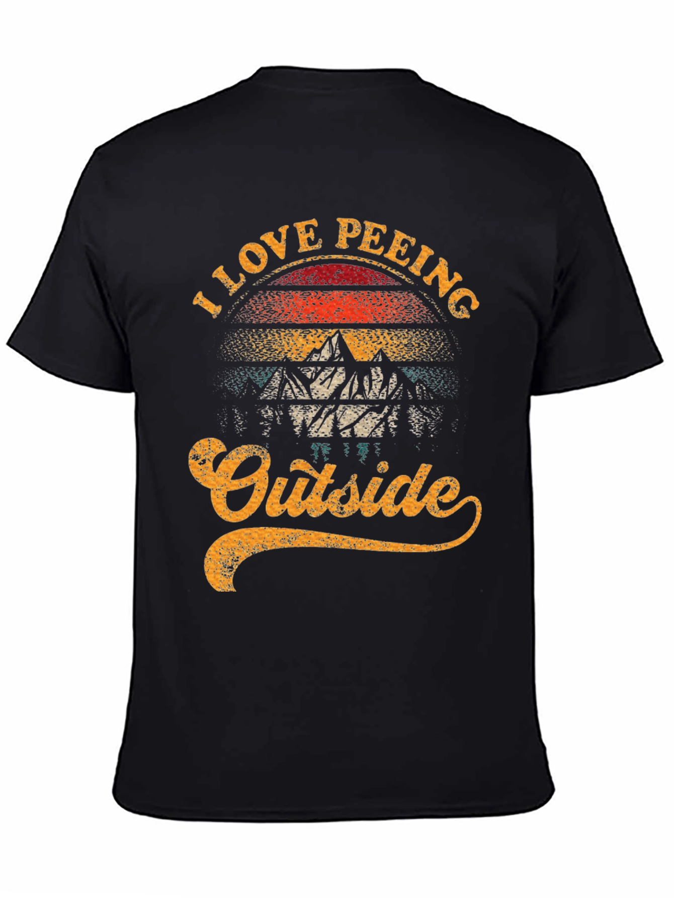 I Love Peeing Outside Funny T-Shirt