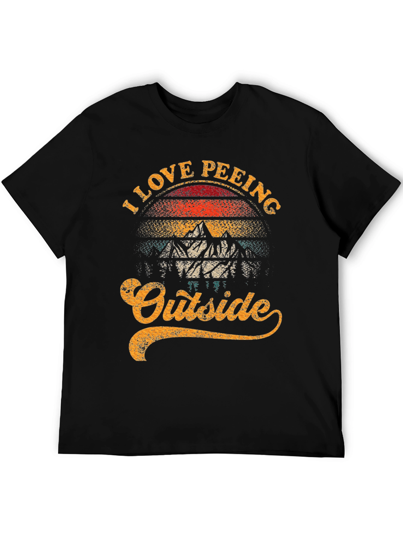 I Love Peeing Outside Funny T-Shirt