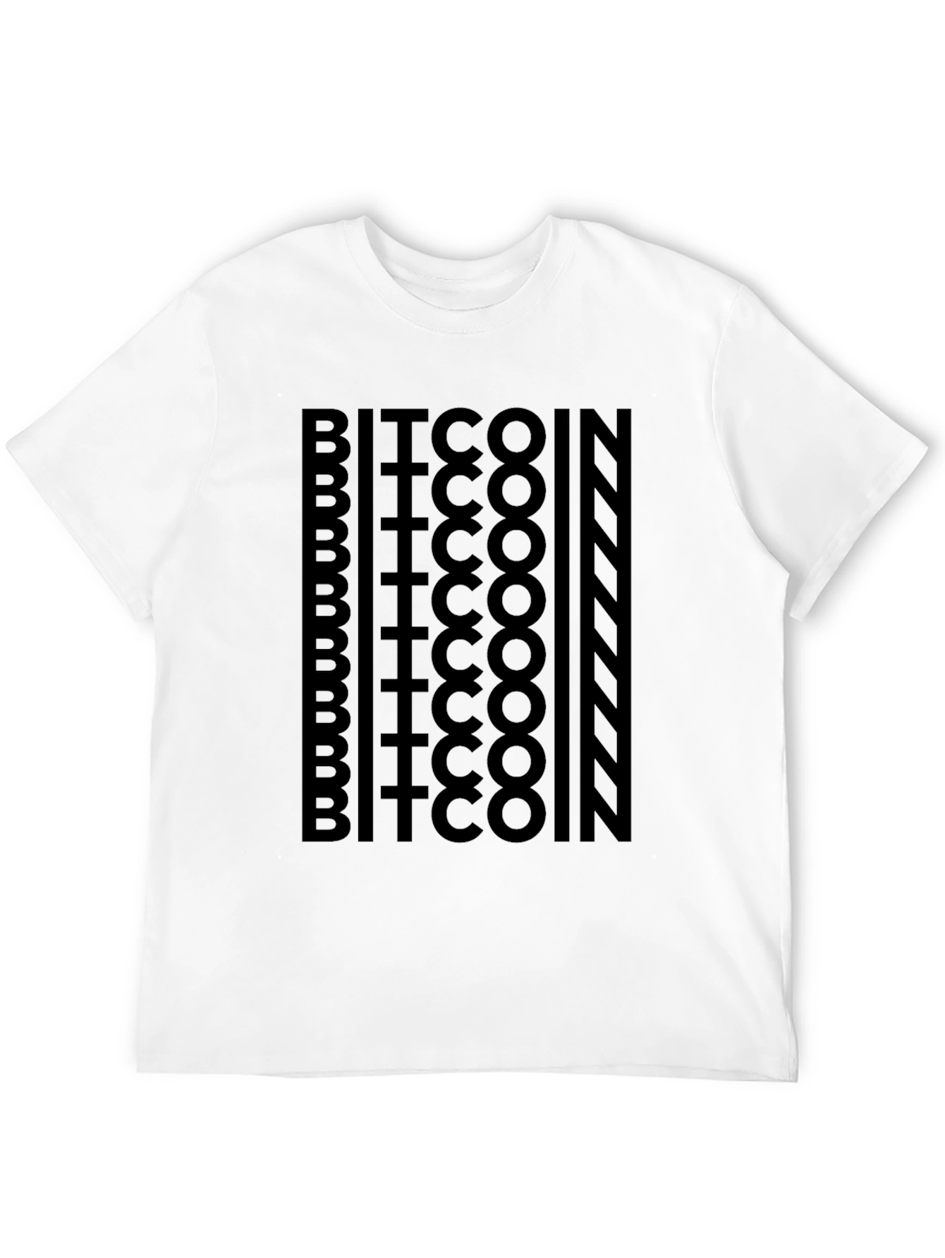Bitcoin Crypto Graphic Black T-Shirt