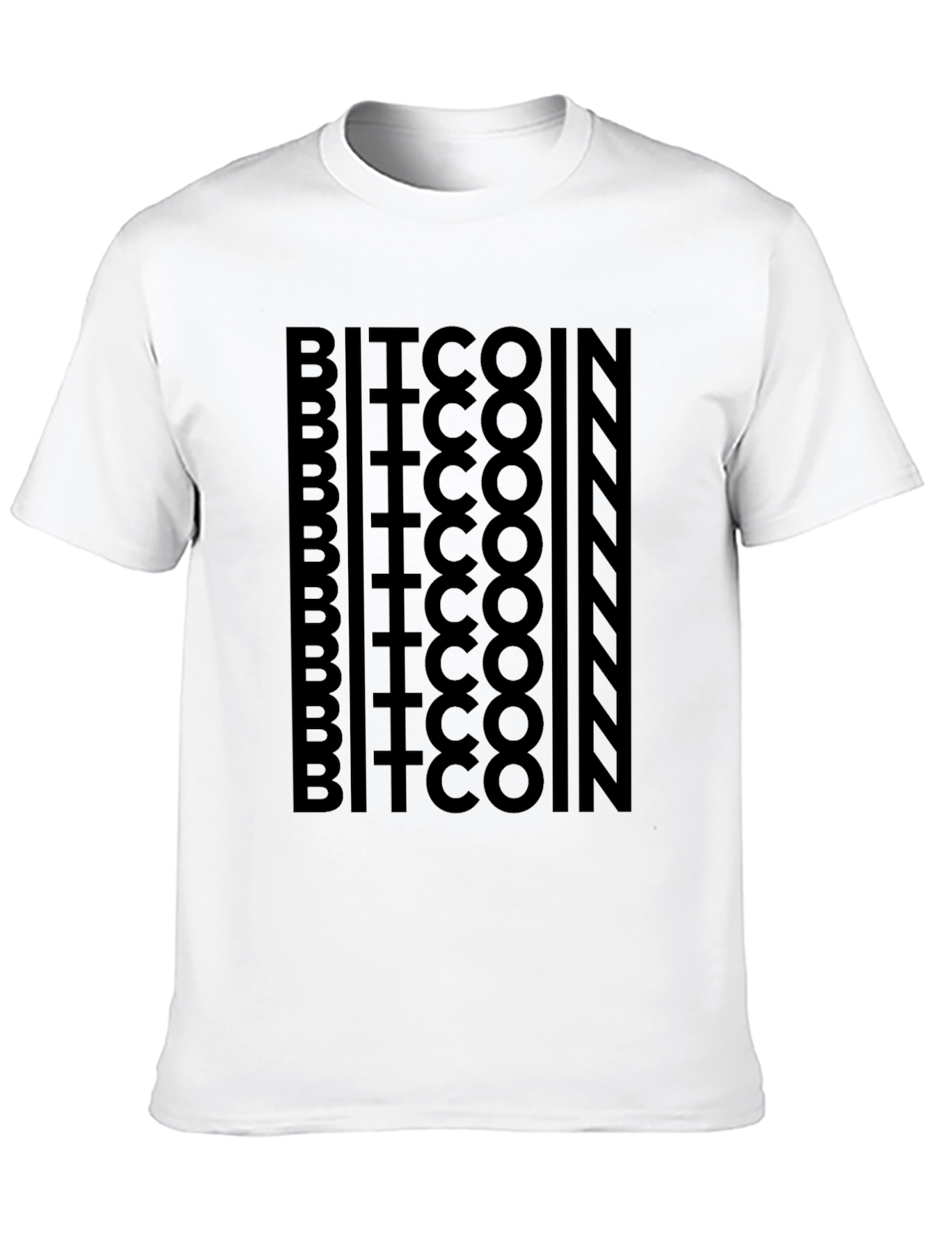 Bitcoin Crypto Graphic Black T-Shirt