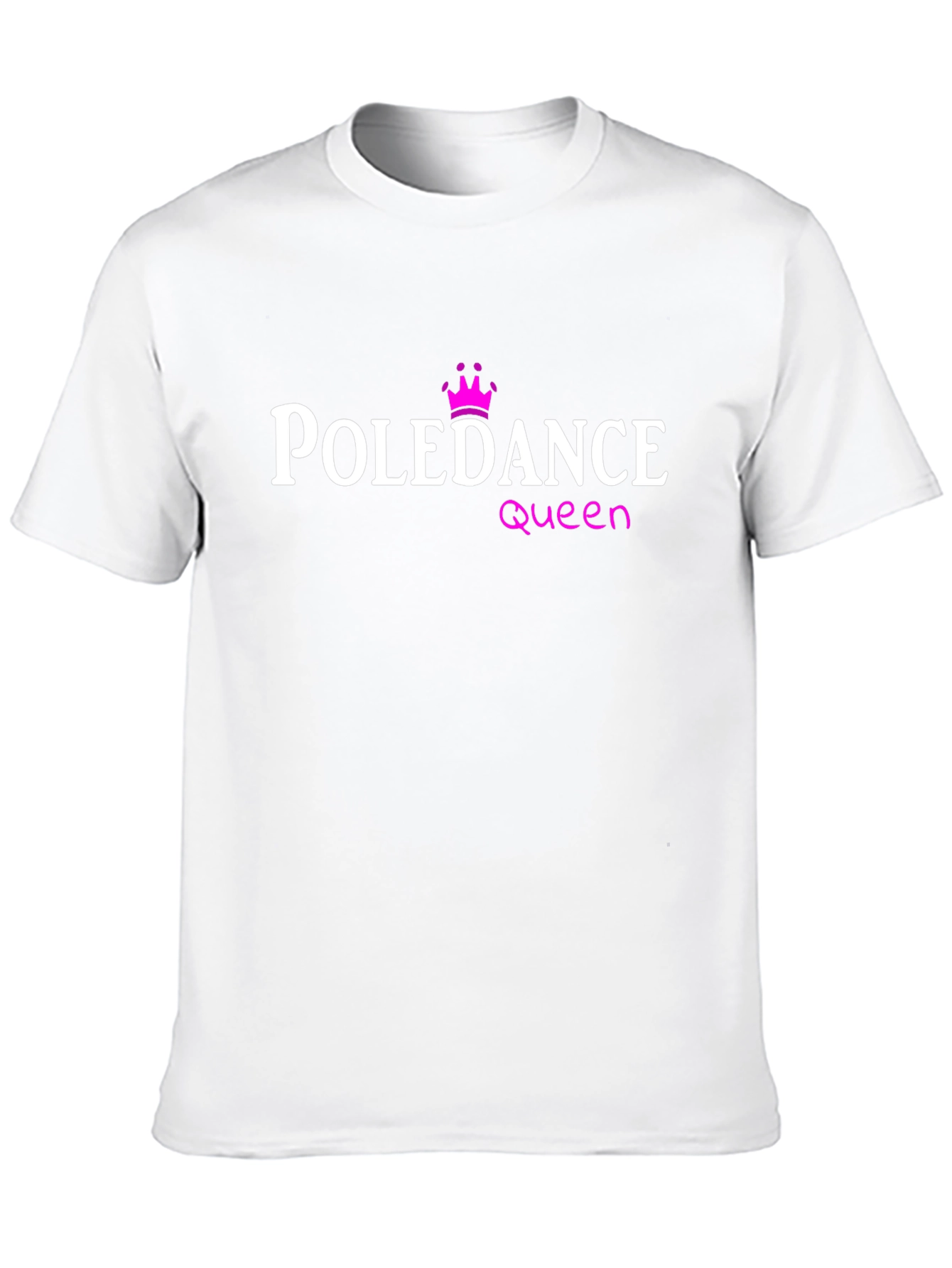 Pole Dance Queen T-Shirt - Black Cotton Tee