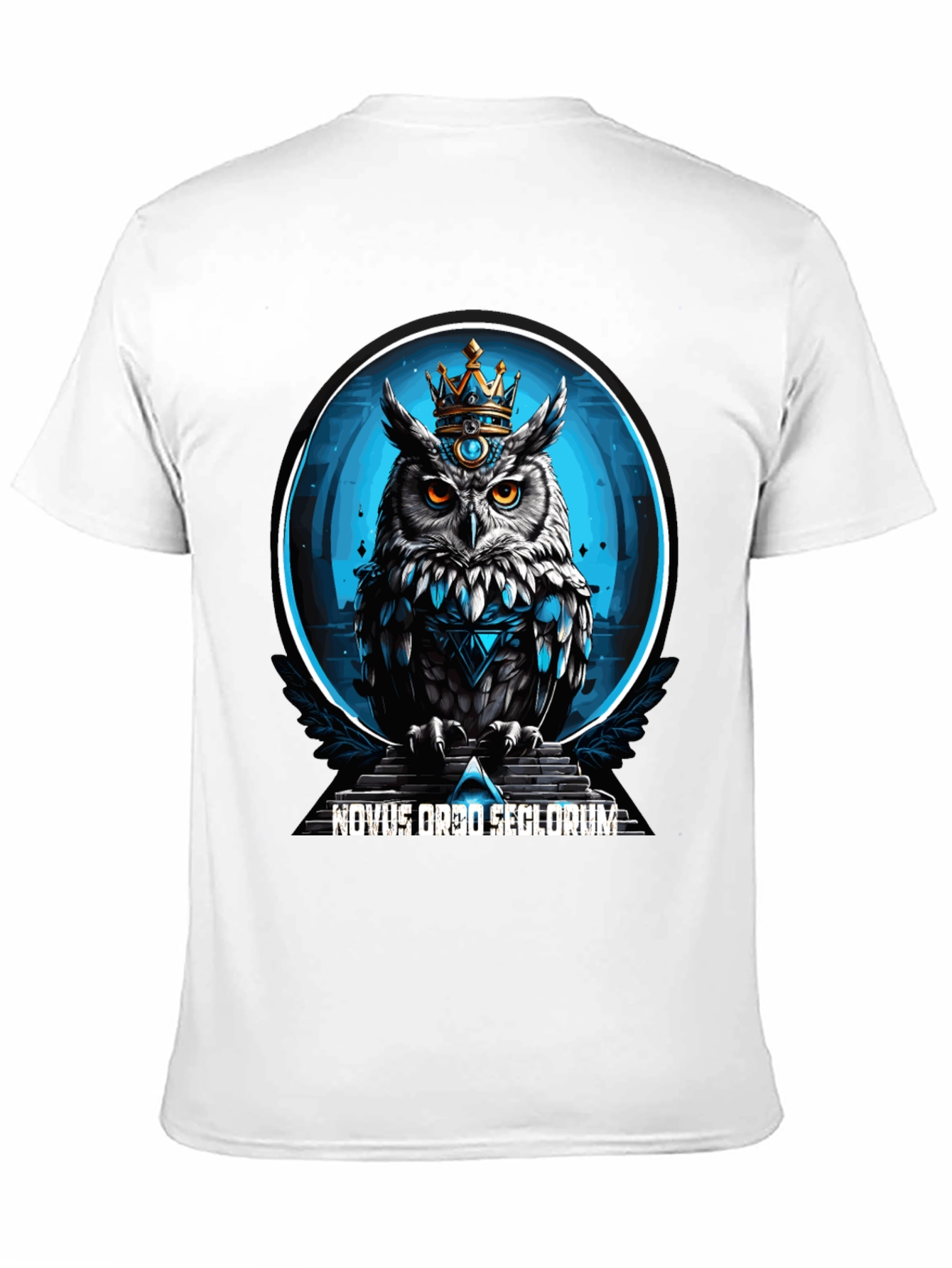 Novus Ordo Seclorum Owl Crown T-Shirt