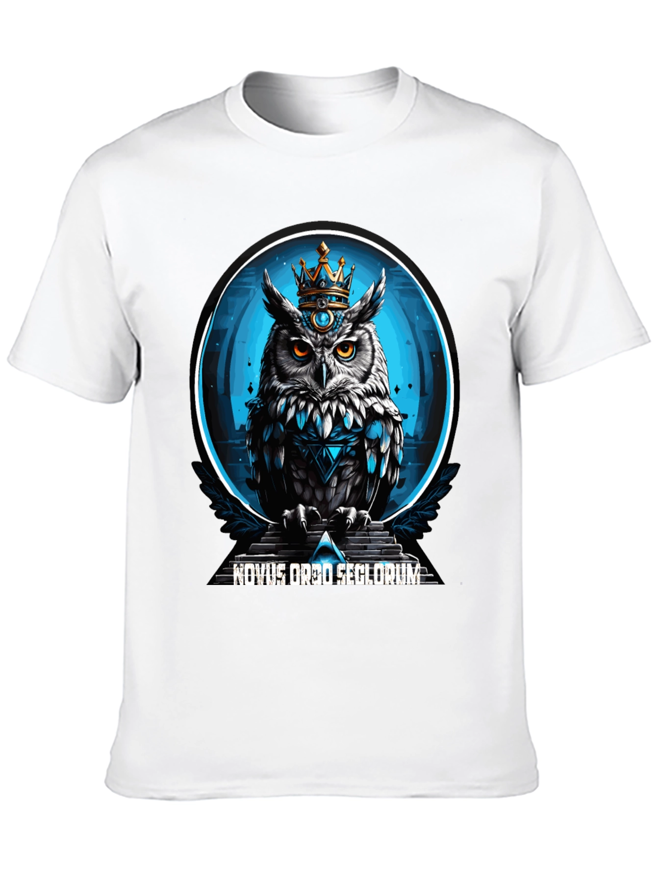 Novus Ordo Seclorum Owl Crown T-Shirt