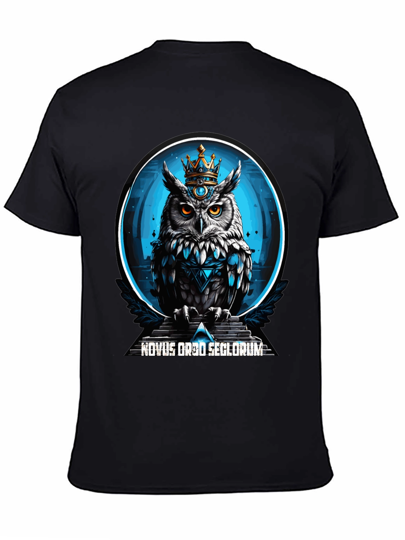 Novus Ordo Seclorum Owl Crown T-Shirt