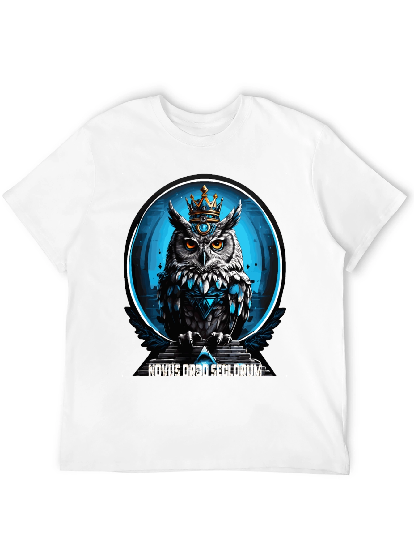 Novus Ordo Seclorum Owl Crown T-Shirt