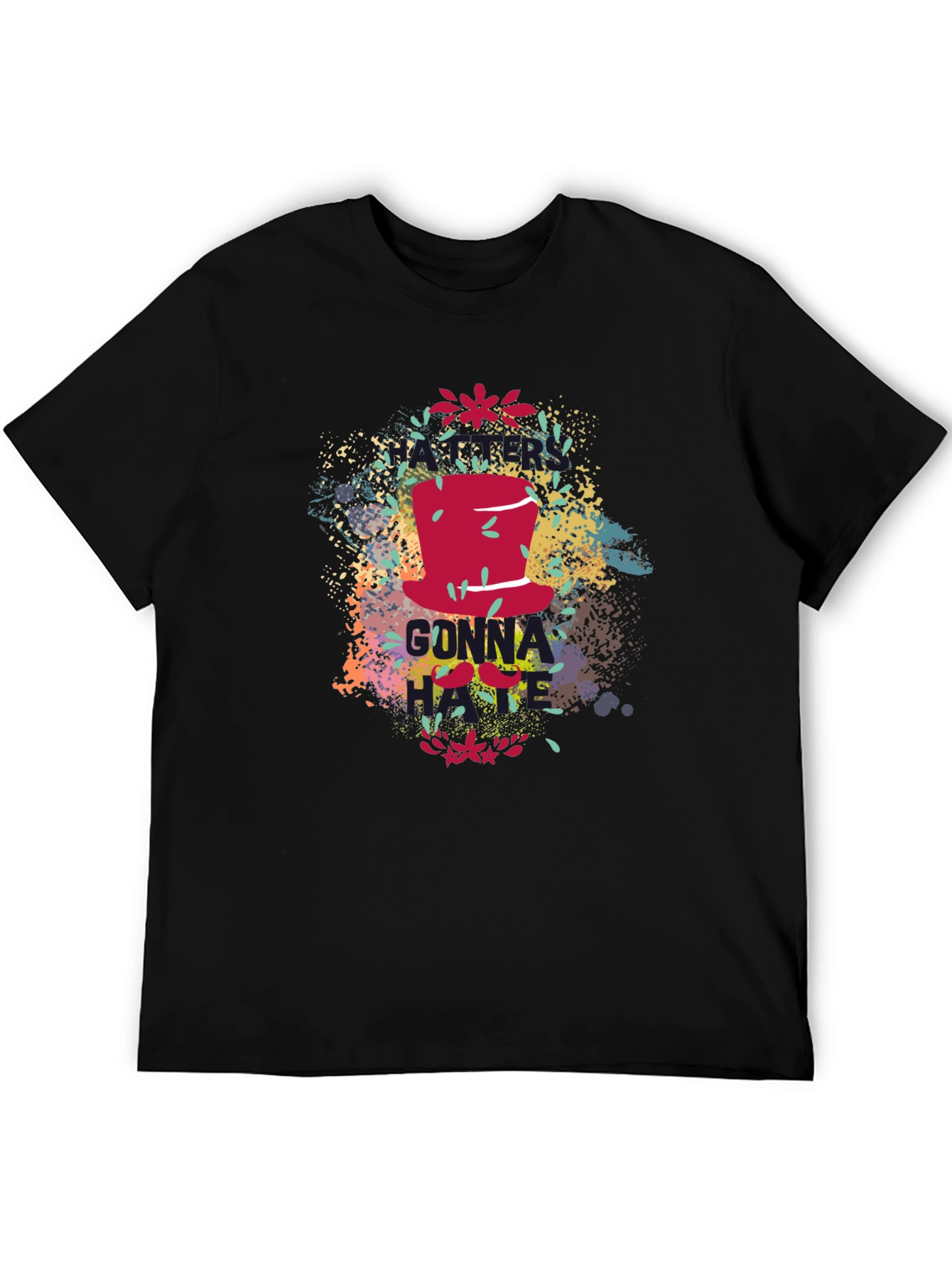 Gonna Hate Graphic Print Black T-Shirt