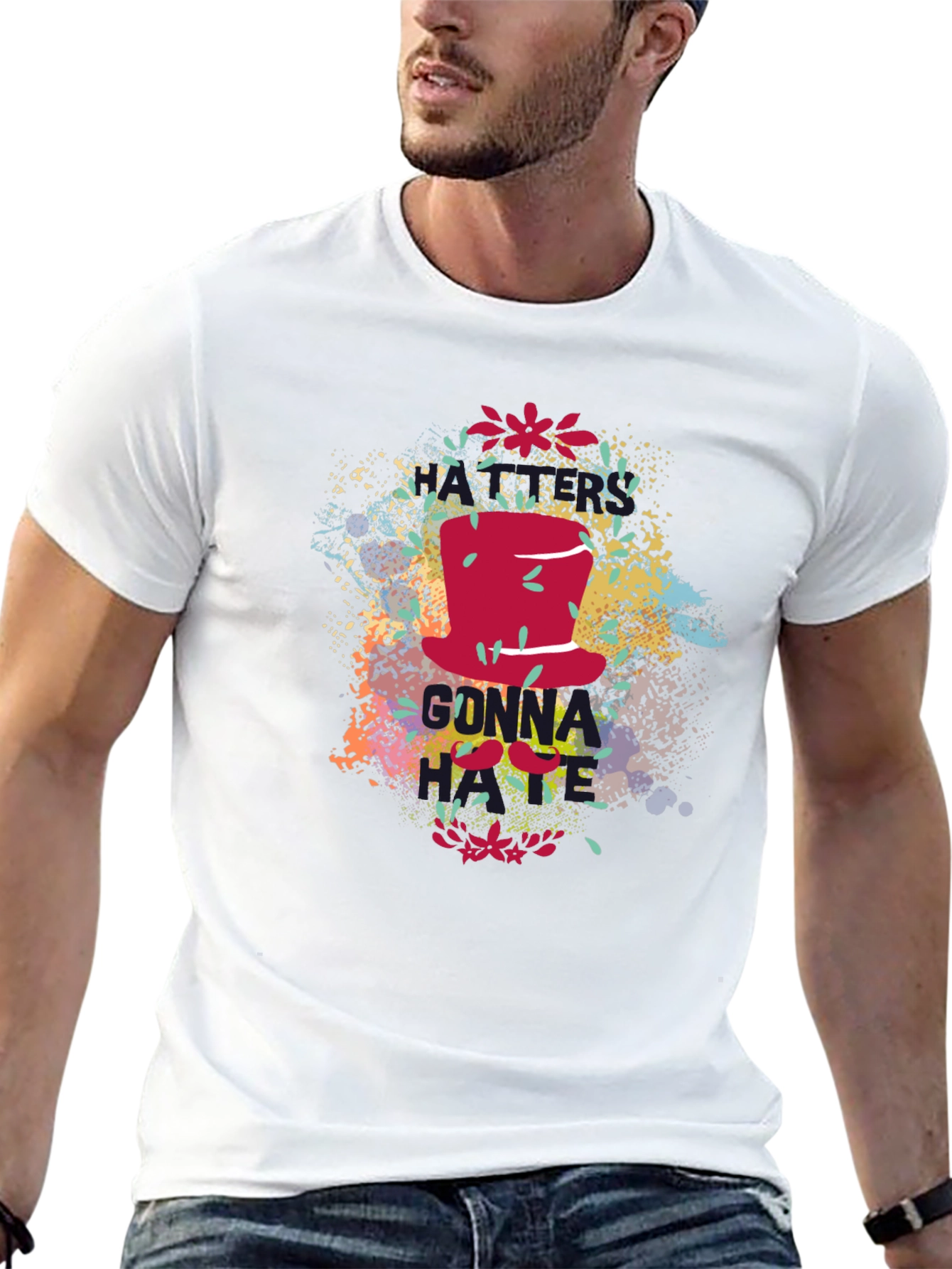 Gonna Hate Graphic Print Black T-Shirt