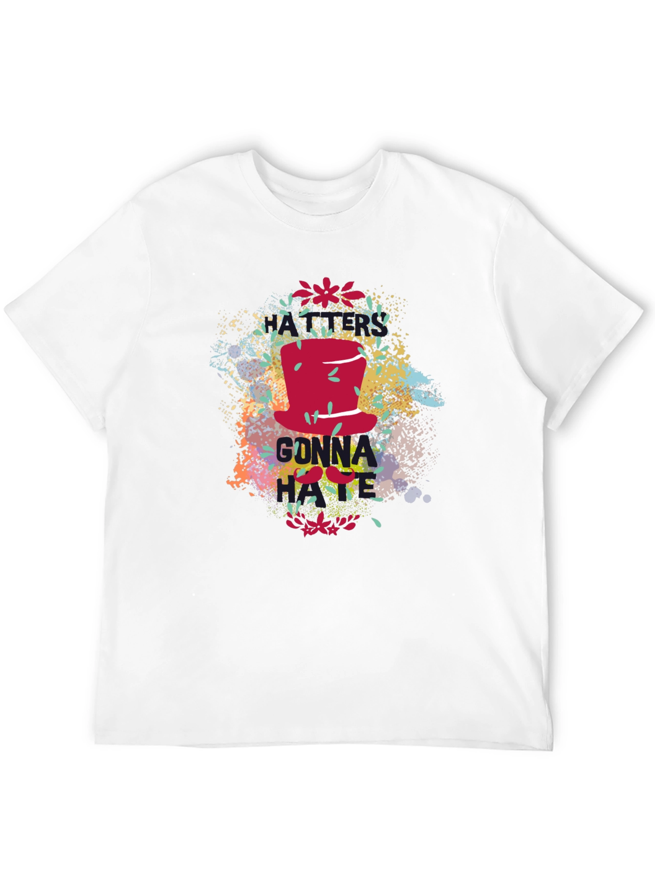 Gonna Hate Graphic Print Black T-Shirt