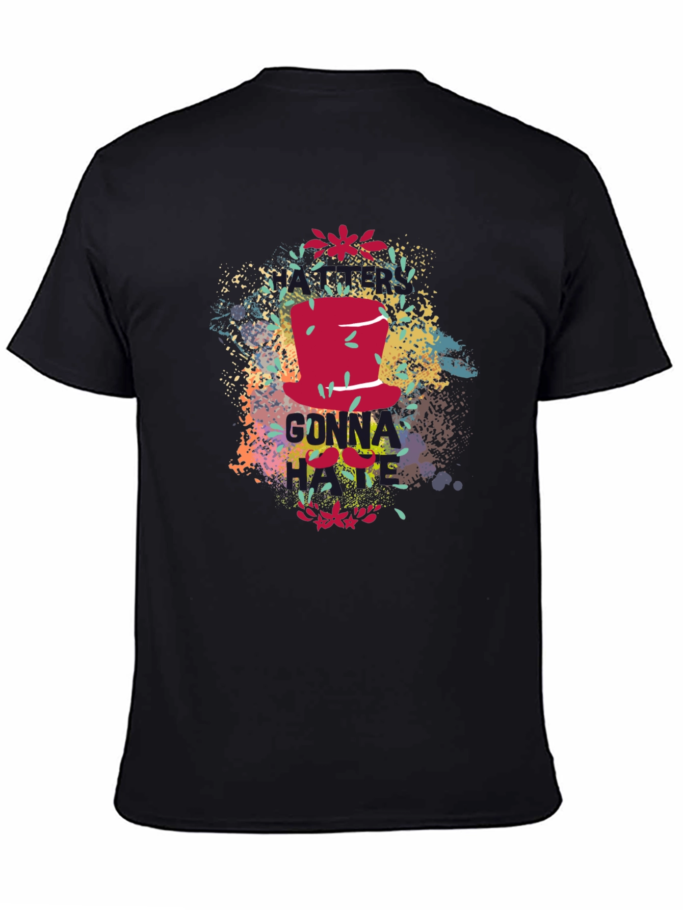 Gonna Hate Graphic Print Black T-Shirt