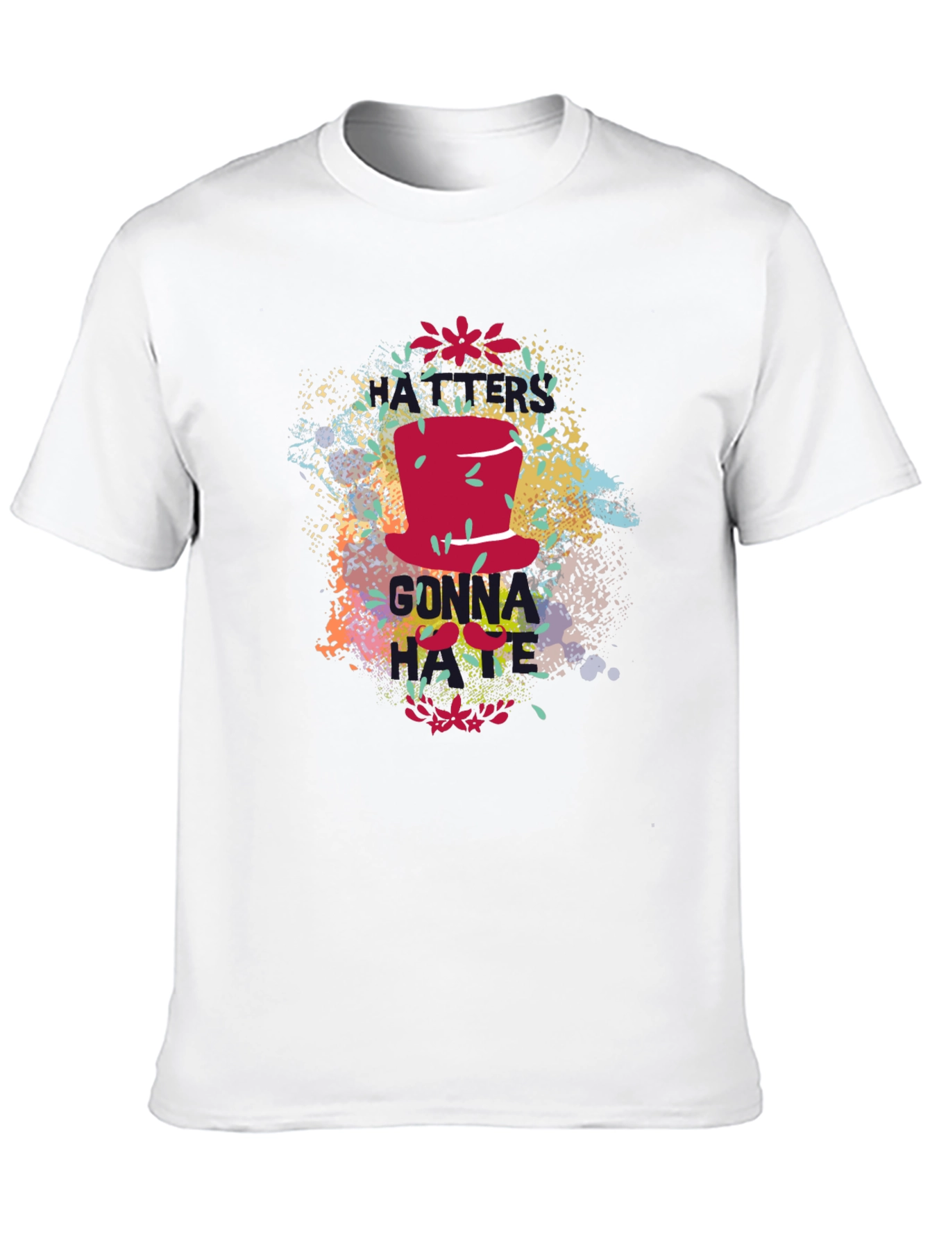 Gonna Hate Graphic Print Black T-Shirt