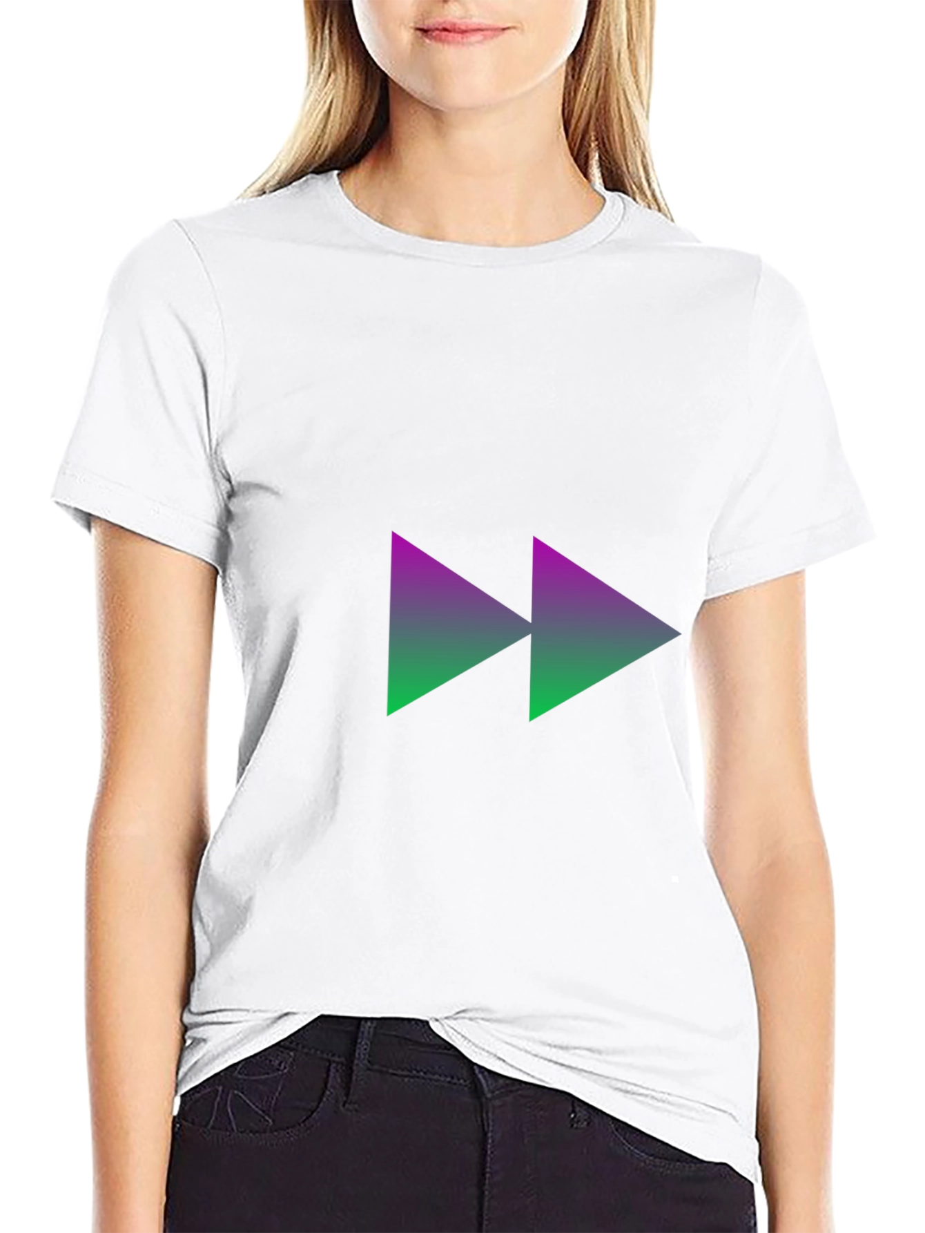 Forward Gradient Graphic T-Shirt
