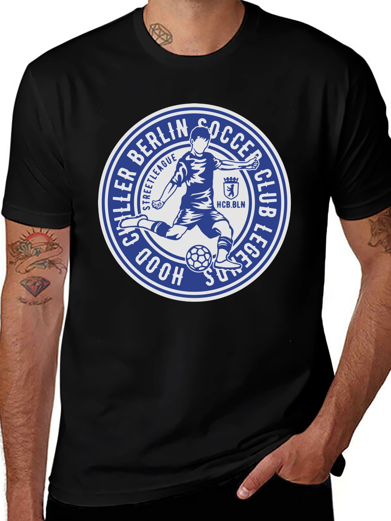 Chiller Berlin Soccer Club Tee - Black