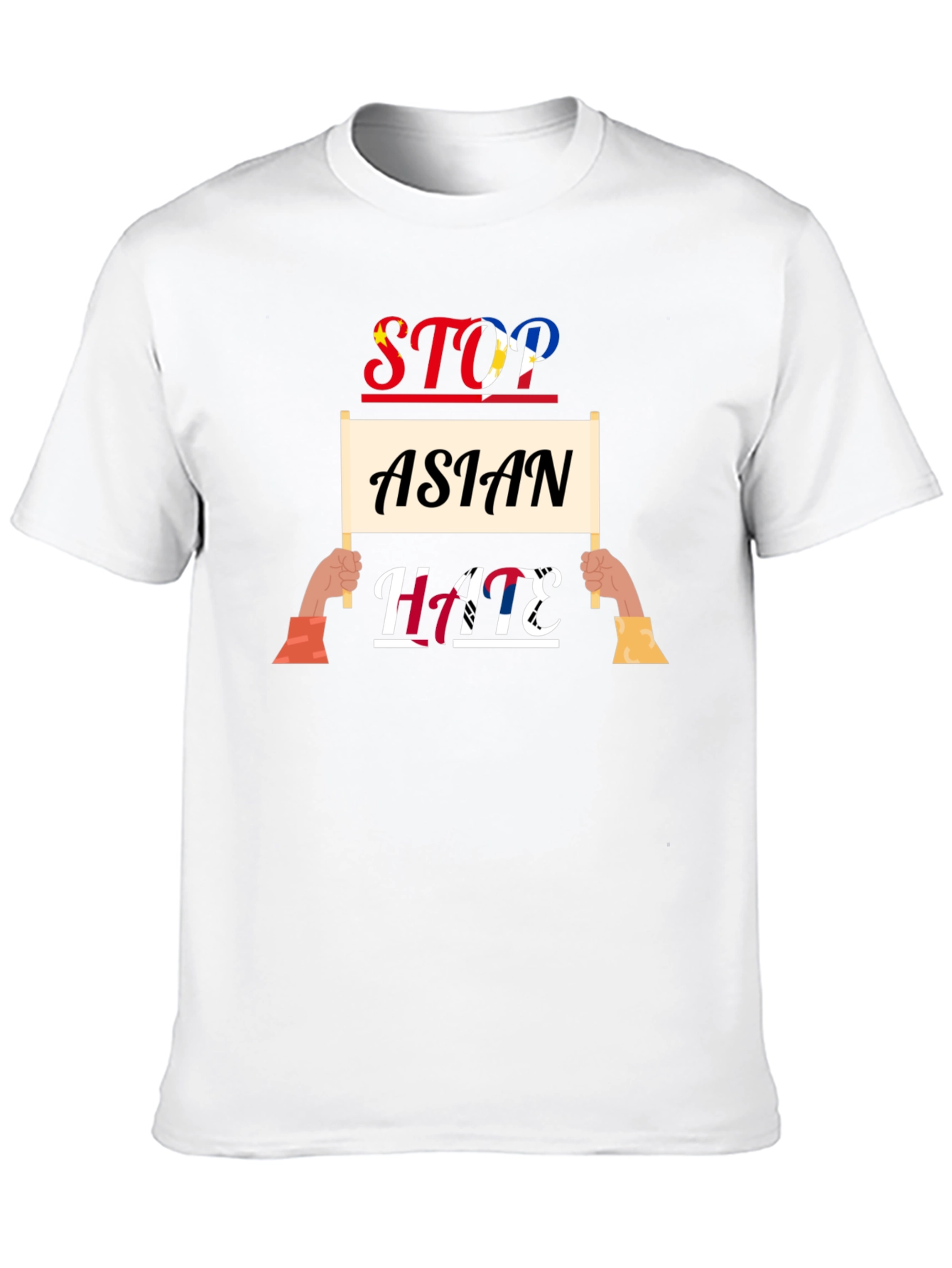 Stop Asian Hate Graphic T-Shirt