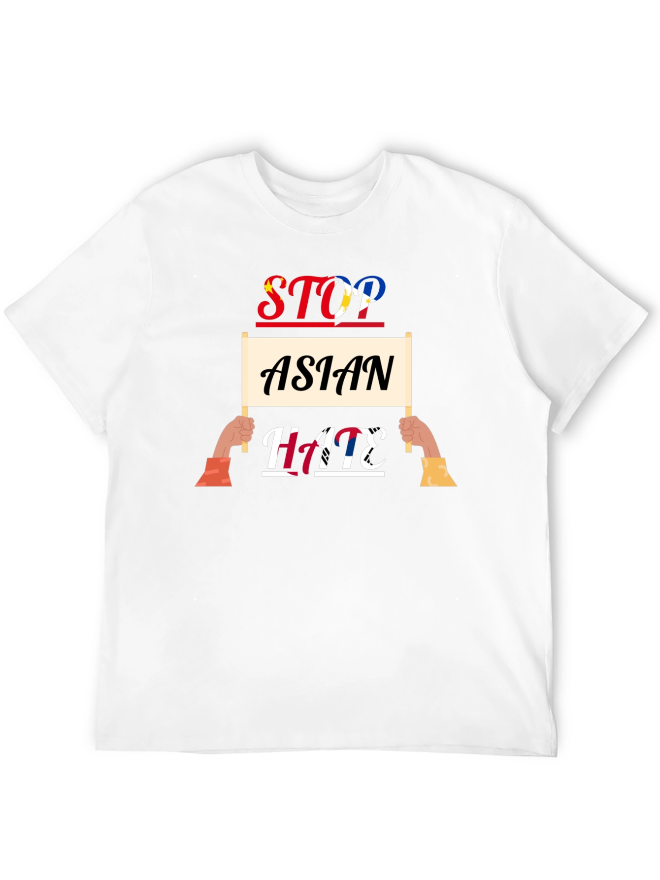 Stop Asian Hate Graphic T-Shirt