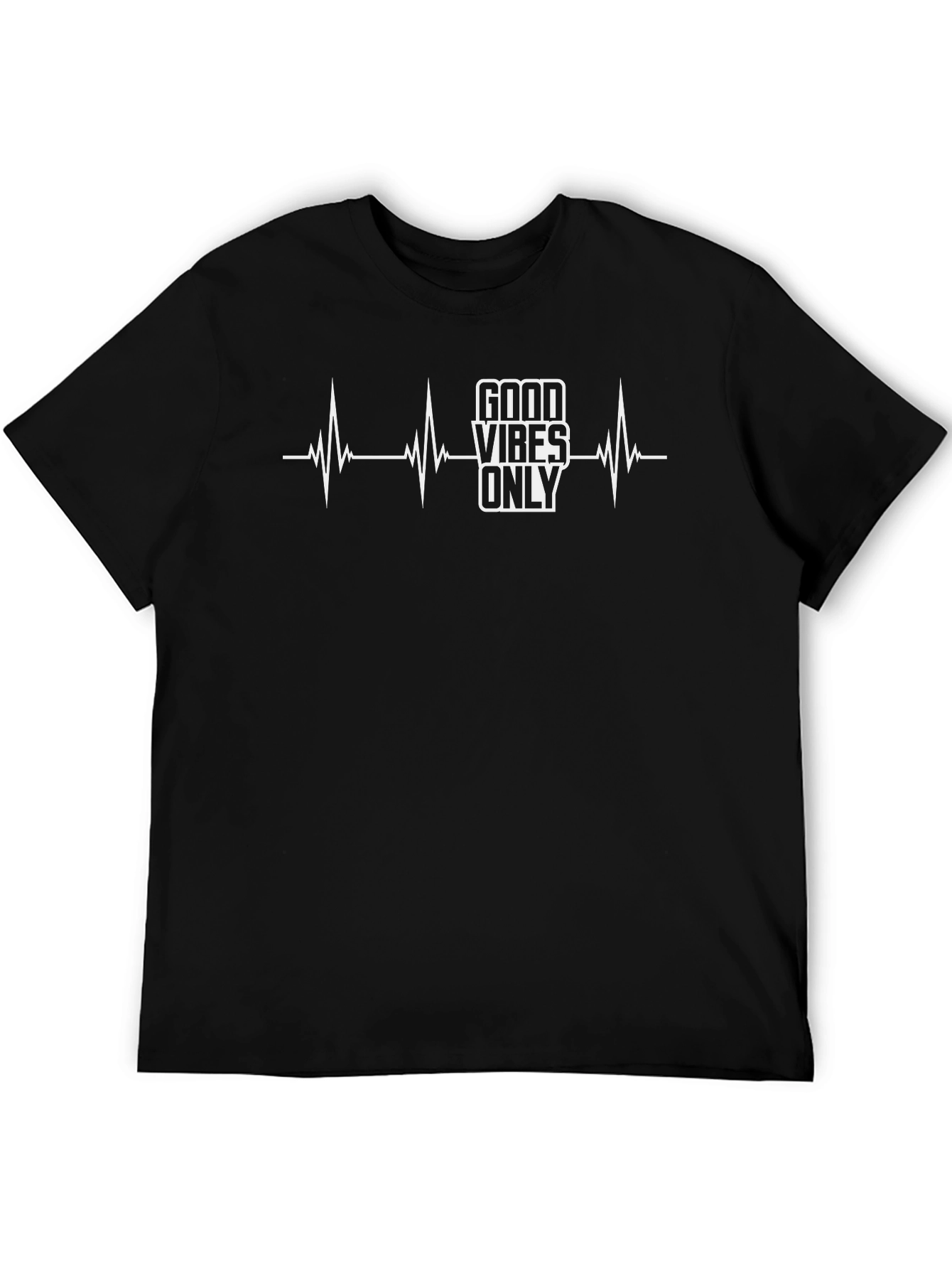 Good Vibes Only Black Graphic Tee