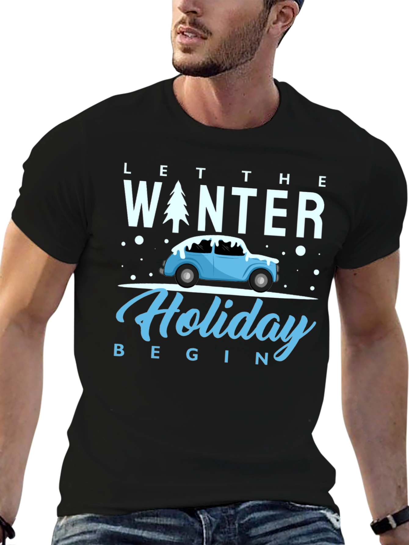 Winter Holiday Tee: Let the Holiday Begin Shirt
