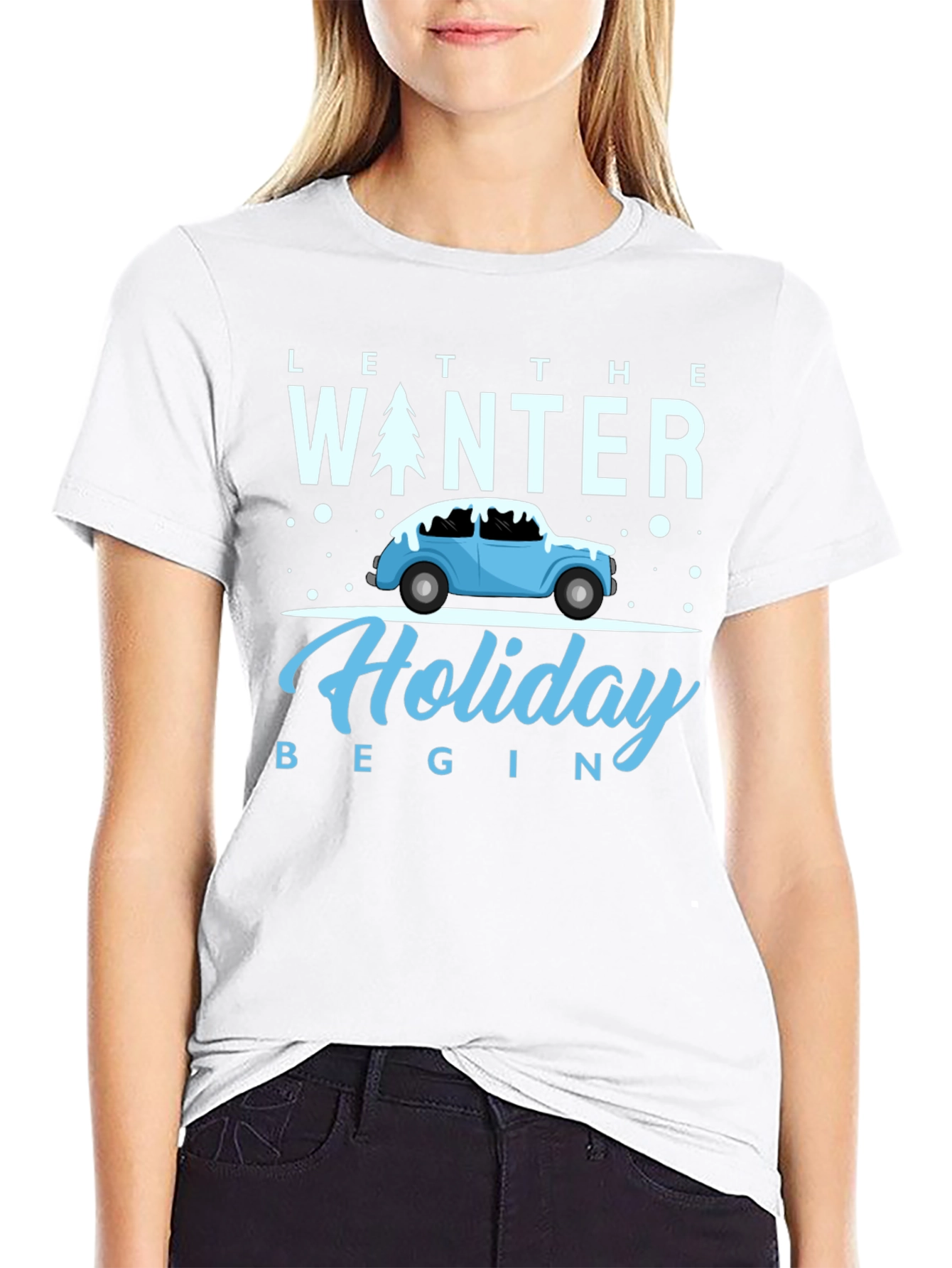 Winter Holiday Tee: Let the Holiday Begin Shirt