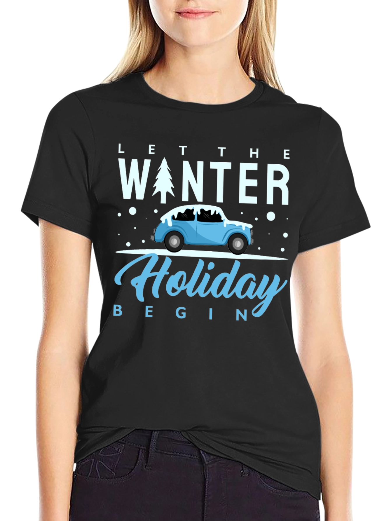Winter Holiday Tee: Let the Holiday Begin Shirt