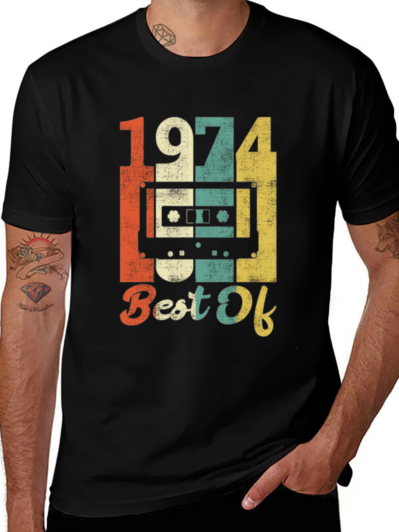 1974 Best Of Cassette Tape Graphic Tee