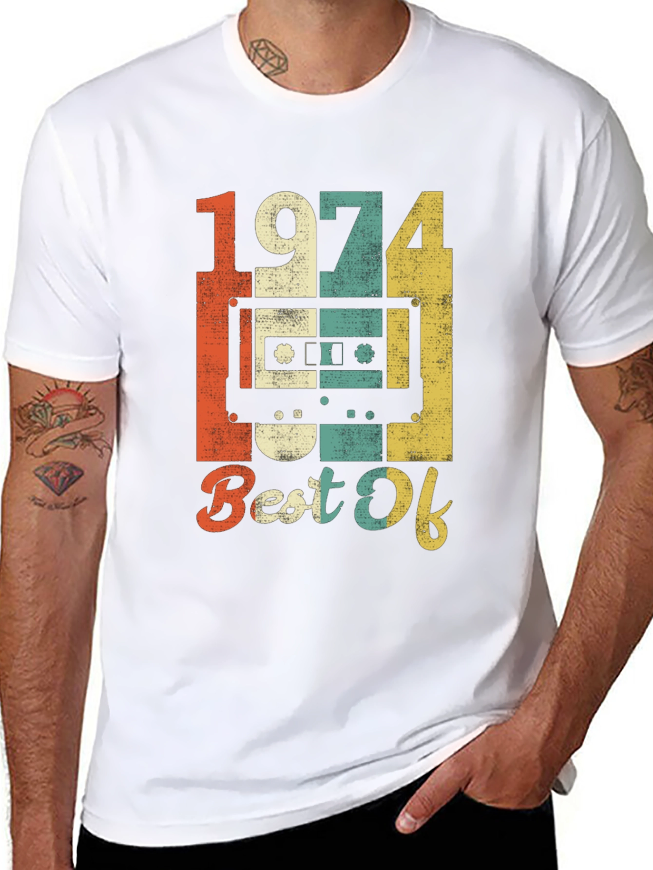 1974 Best Of Cassette Tape Graphic Tee