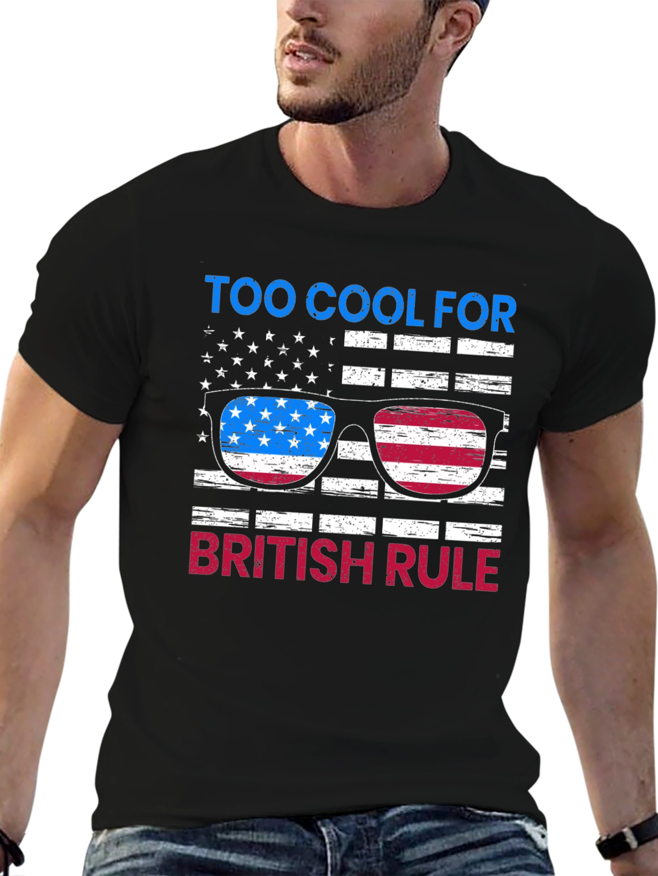 Too Cool for British Rule Graphic Tee